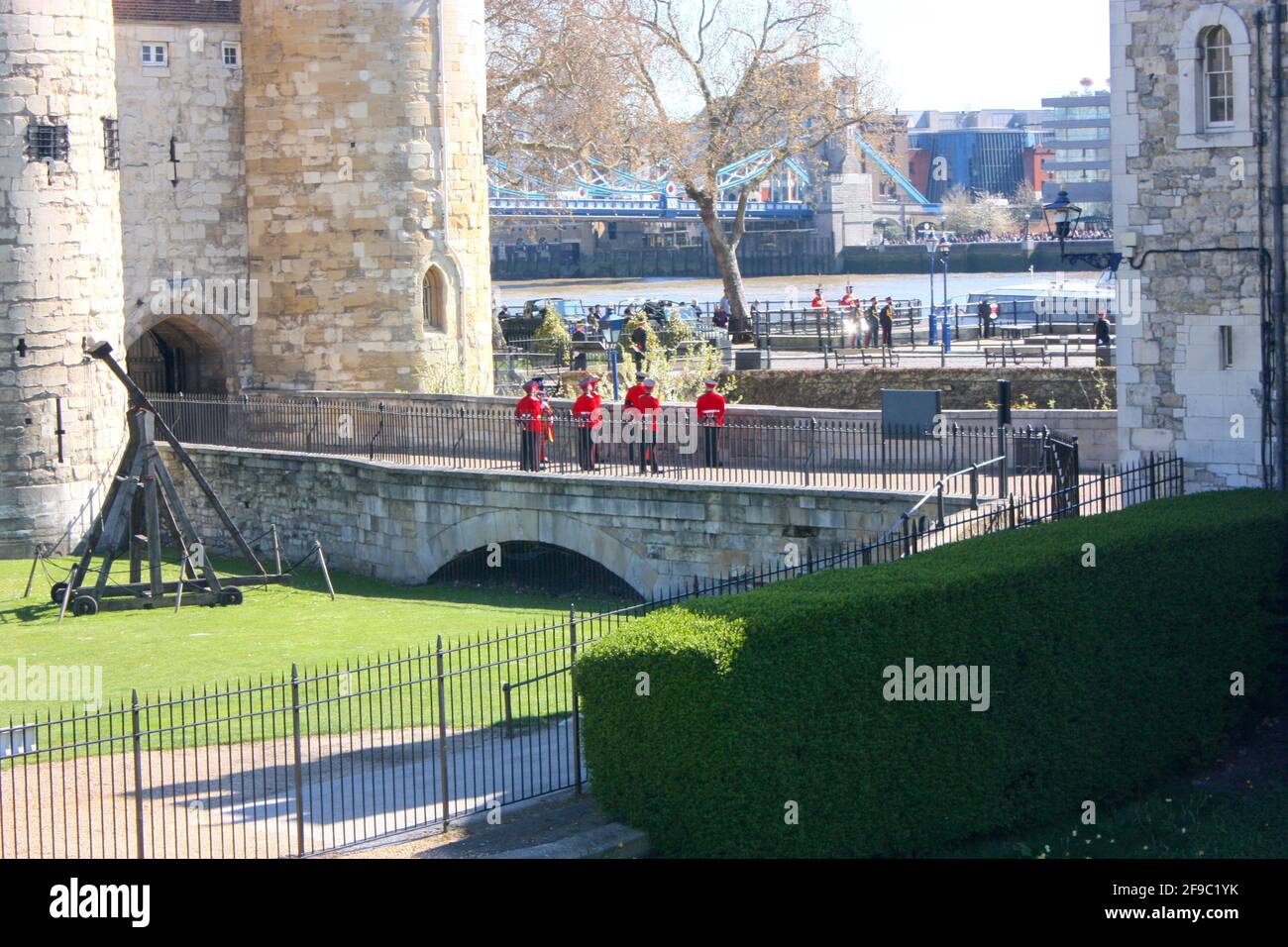 The Beefeaters am Tower of London Stockfoto