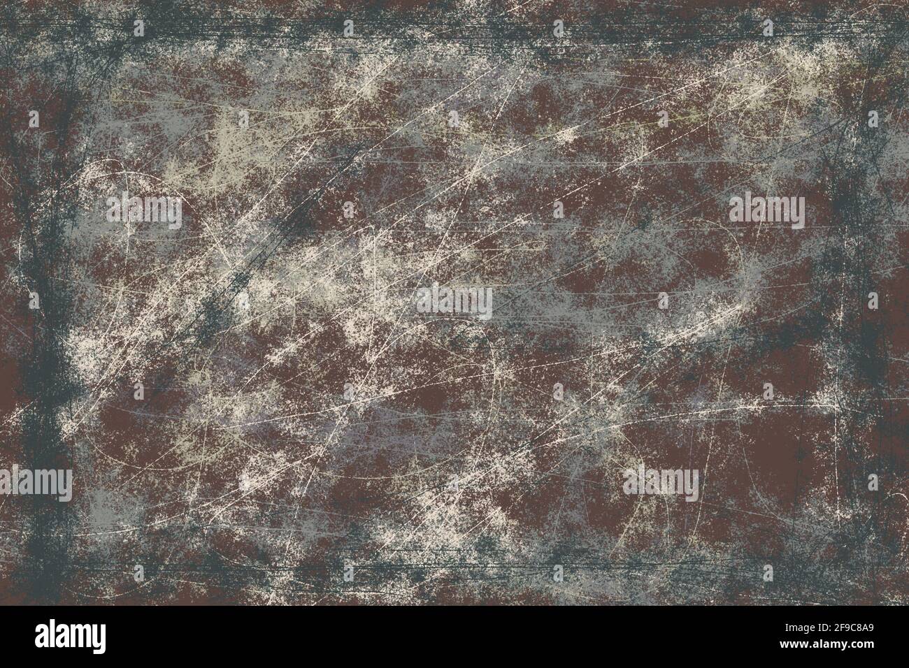 Eine abstrakte grunge Grenze Hintergrundbild. Stockfoto