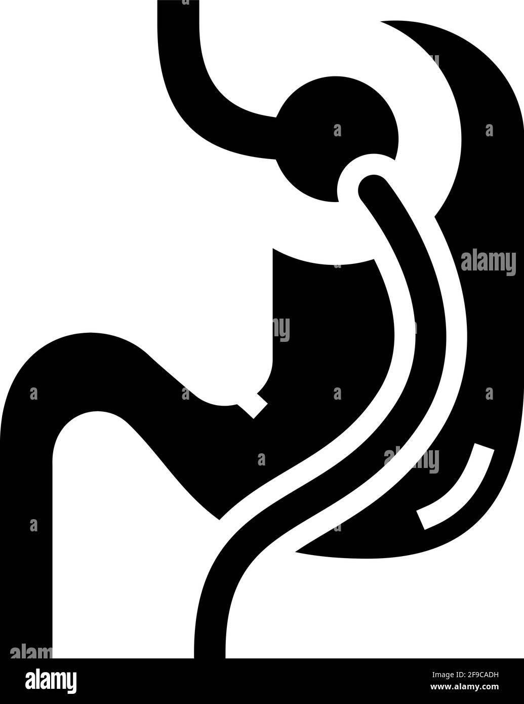 Vektorgrafik für Symbole für gariatrische Linien mit Schnürung Stock Vektor