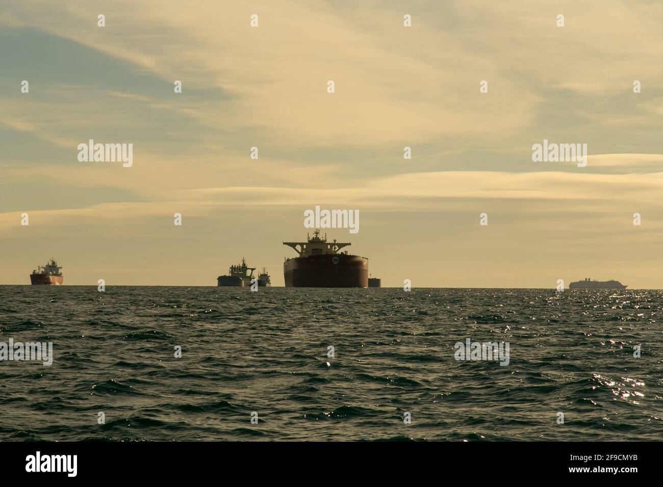 Amphion Rohöltanker in Gibraltar Stockfoto