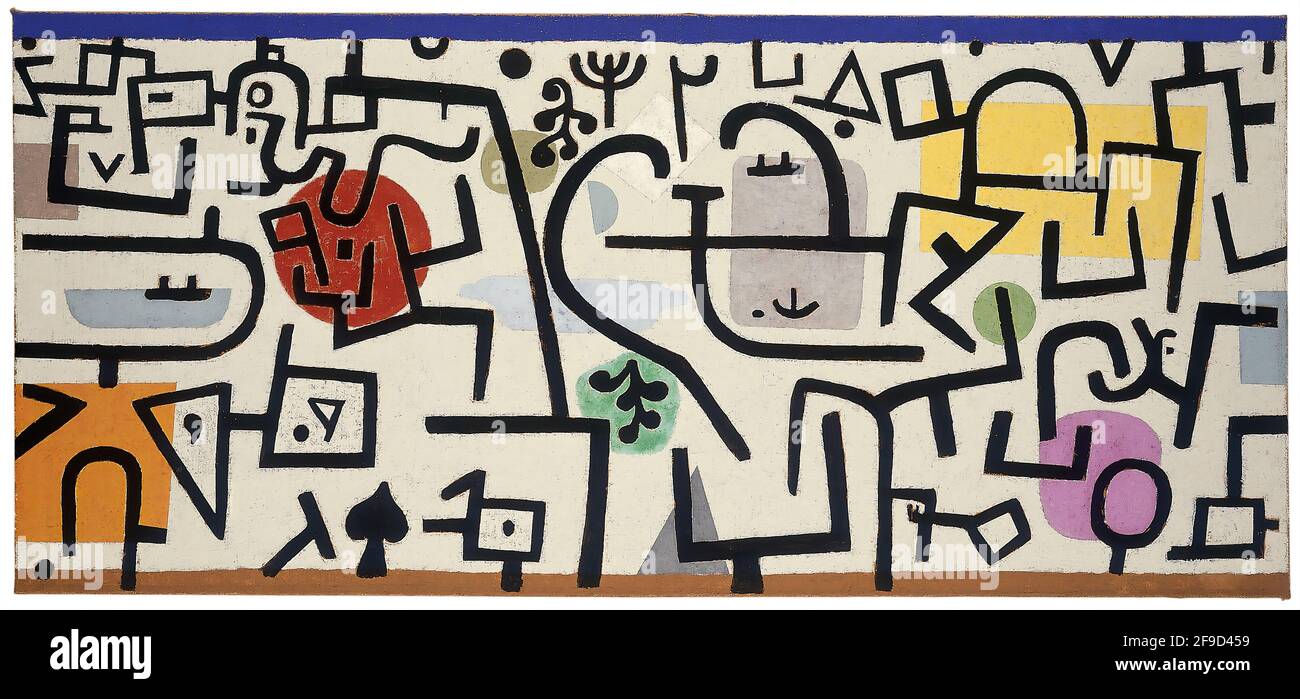 Kunst von Paul Klee (18. Dezember 1879 - 29. Juni 1940) Stockfoto