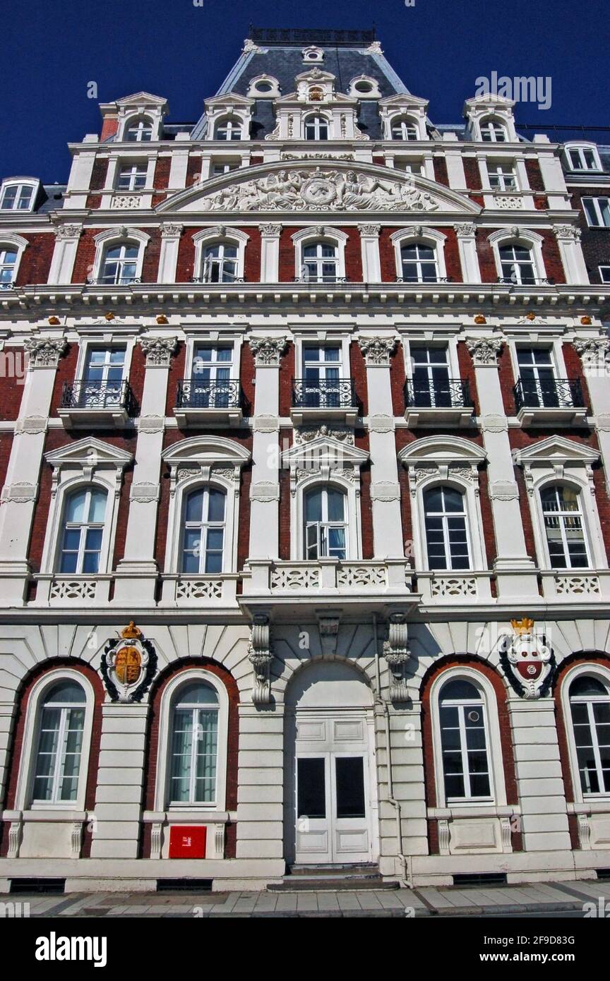 Das Wahrzeichen des ehemaligen South Western Hotels in Southampton, Hampshire. Hier haben viele Passagiere übernachtet, bevor sie mit den Ozeandampfer über die A gingen Stockfoto