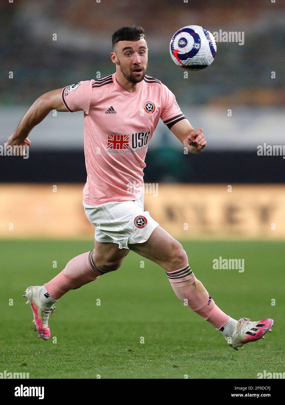 Wolverhampton, Großbritannien. April 2021. Enda Stevens von Sheffield Utd während des Premier League-Spiels in Molineux, Wolverhampton. Bildnachweis sollte lauten: Darren Staples/Sportimage Credit: Sportimage/Alamy Live News Stockfoto