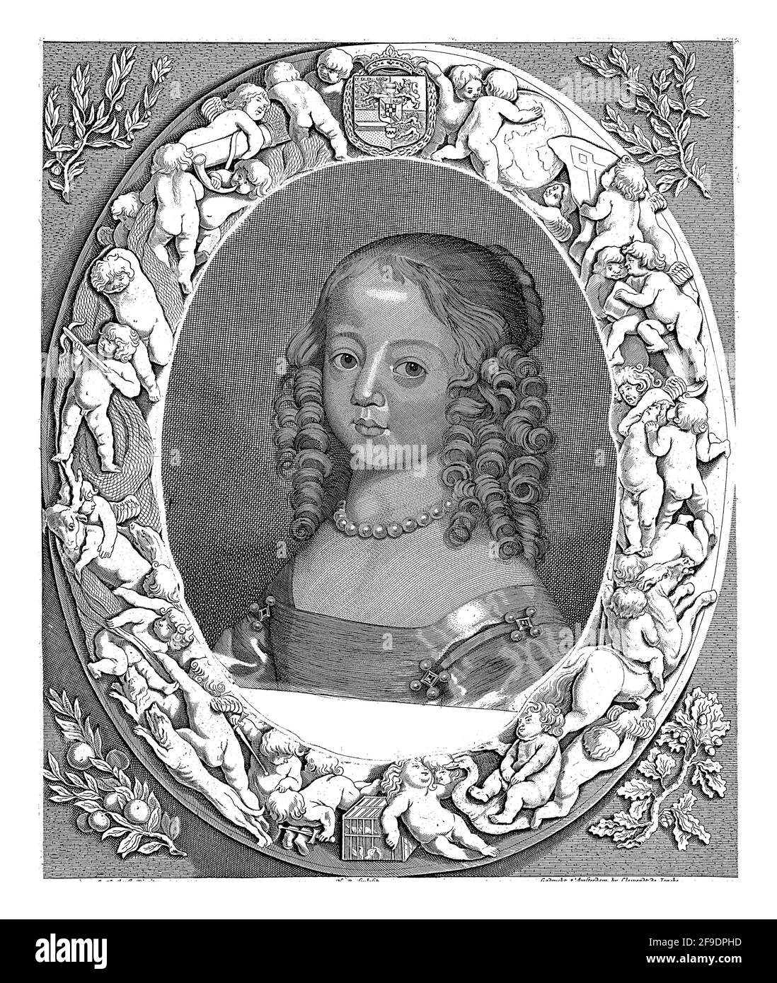 Porträt von Maria, Prinzessin von Oranien Stockfoto