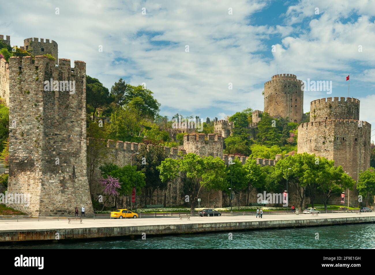Festung Rumeli am Bosporus, Istanbul, Türkei Stockfoto