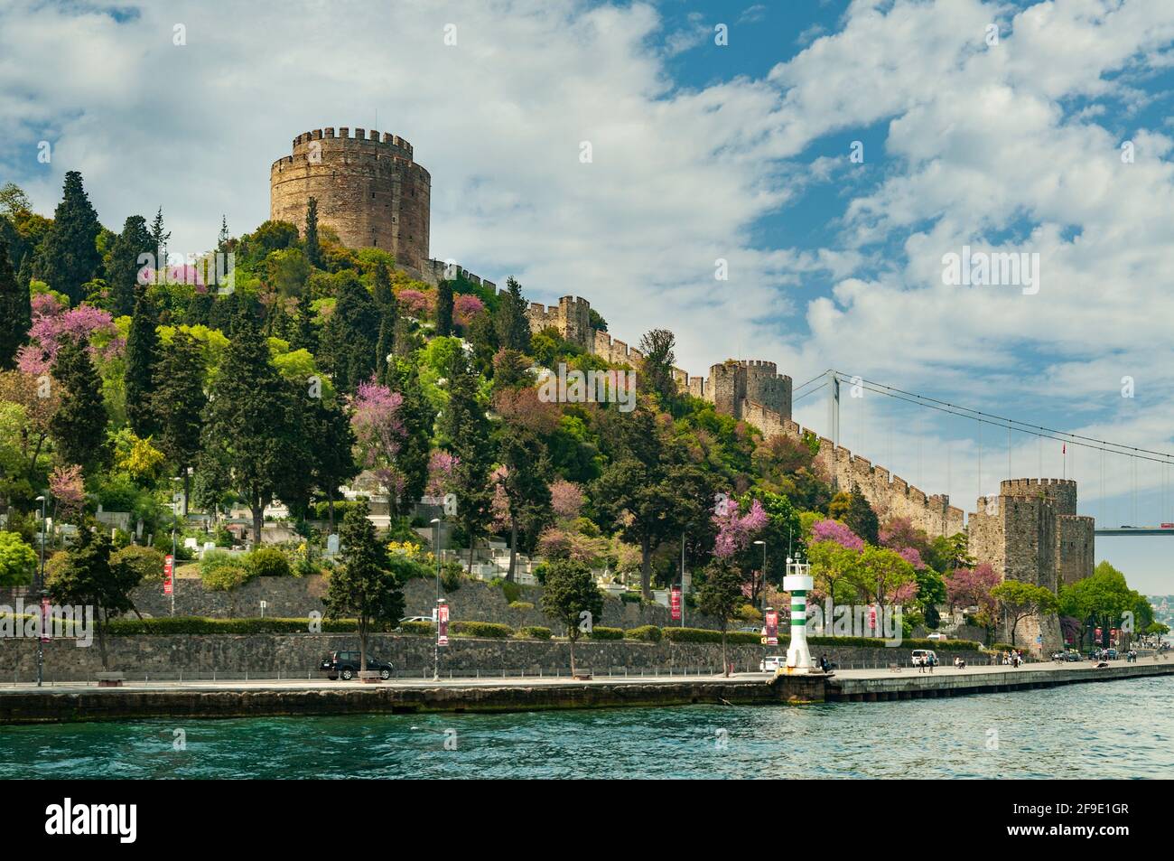Festung Rumeli am Bosporus, Istanbul, Türkei Stockfoto