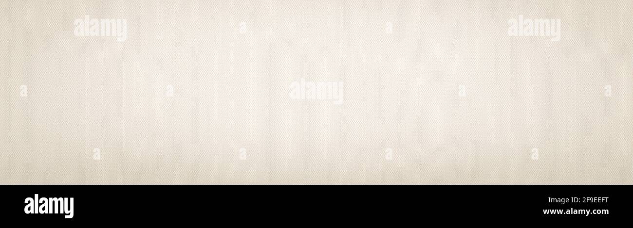 Banner mit neutraler Textur, ein Hintergrund aus Stoff oder beigem Stoff oder Stoff, ideal für Banner oder Panorama-Vorlagen Stockfoto