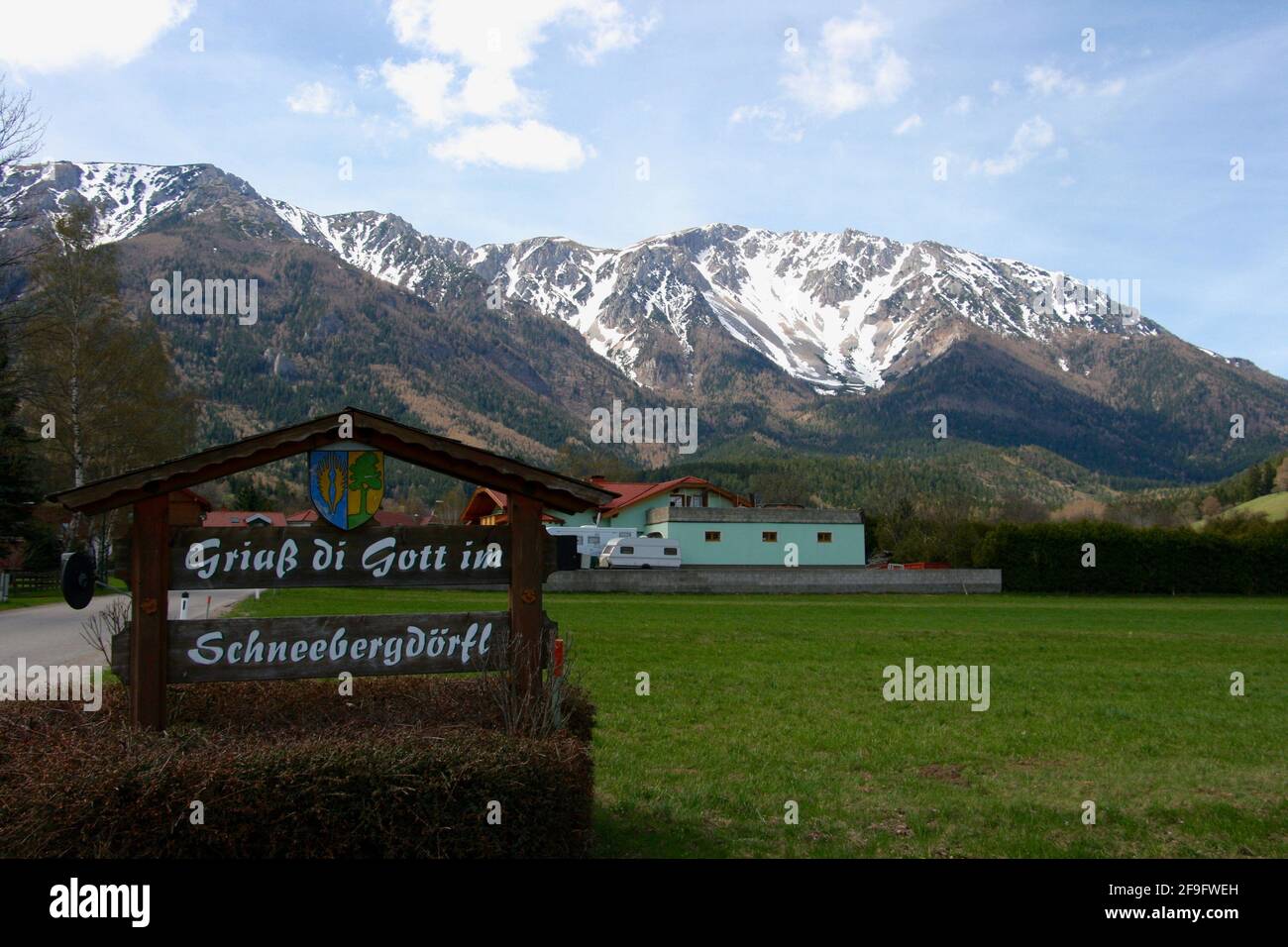 Wandern im Schnee, Puchberg am Schneeberg Österreich Stockfotografie - Alamy