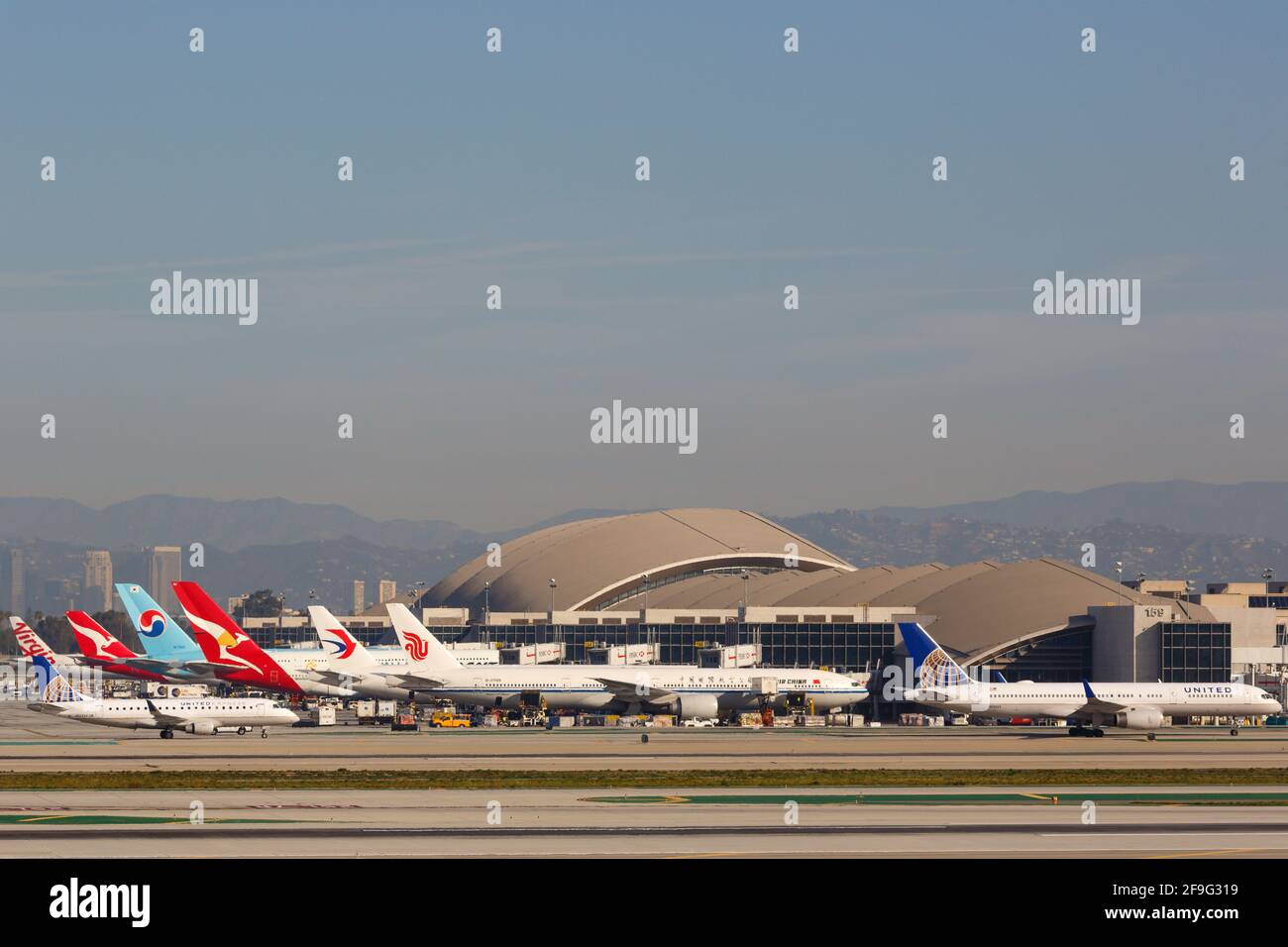 Los Angeles, USA - 20. Februar 2016: Flughafen Los Angeles (LAX) in den USA. Stockfoto
