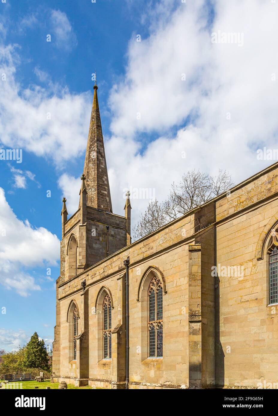 St. Mary's Pfarrkirche in Stone in der Nähe von Kidderminster, Worcestershire, England. Stockfoto