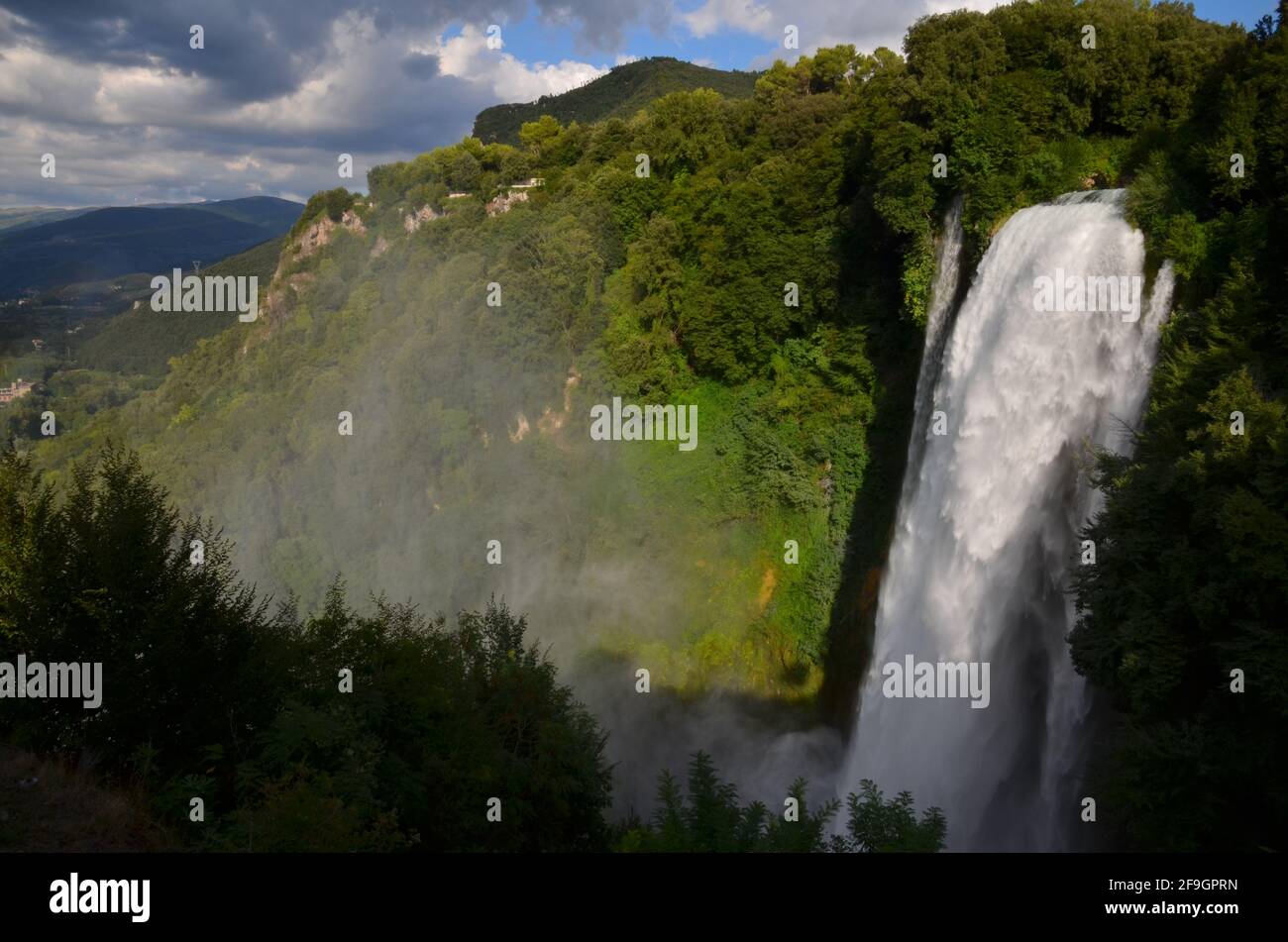 Marmore Wasserfälle - Terni - Italien 2015 Stockfoto