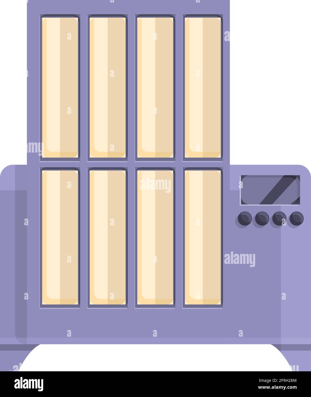 Thread Production Textile Icon. Karikatur von Thread Produktion textile Vektor-Symbol für Web-Design isoliert auf weißem Hintergrund Stock Vektor