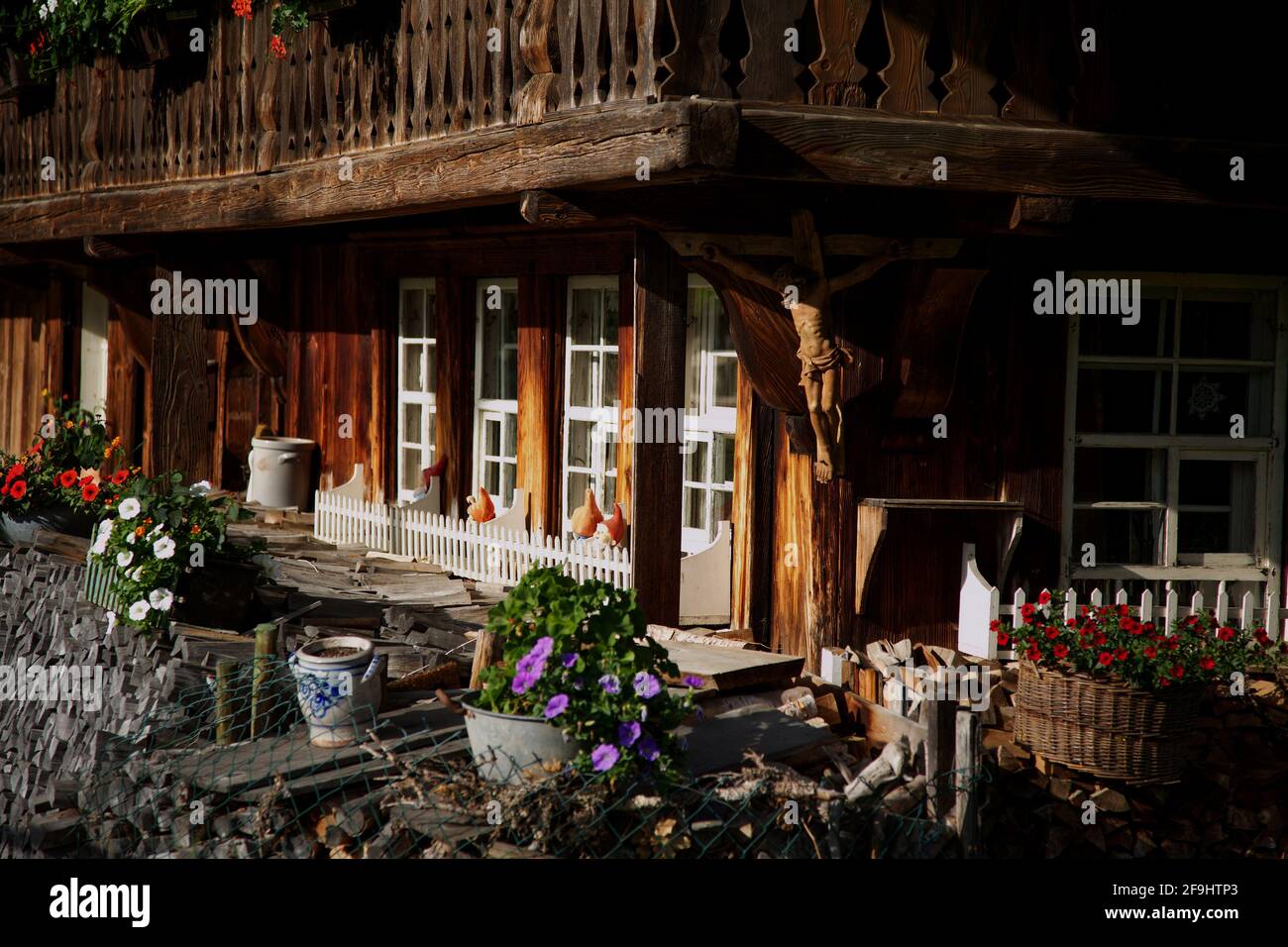 Alter Schwarzwaldhof bei Geschwend im Schwarzwald Stockfoto
