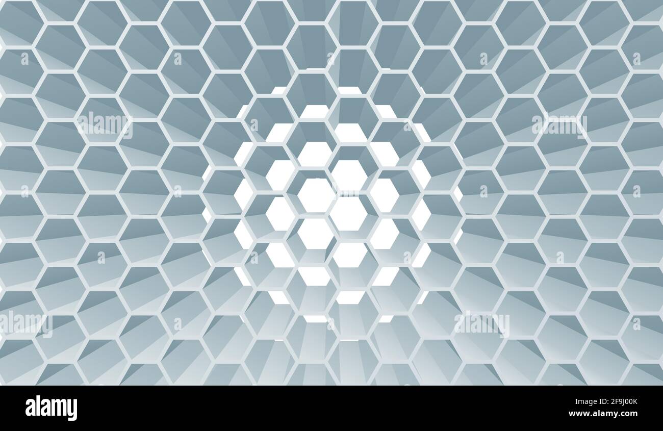 Hexagon Wabe abstrakten geometrischen Hintergrund Stock Vektor