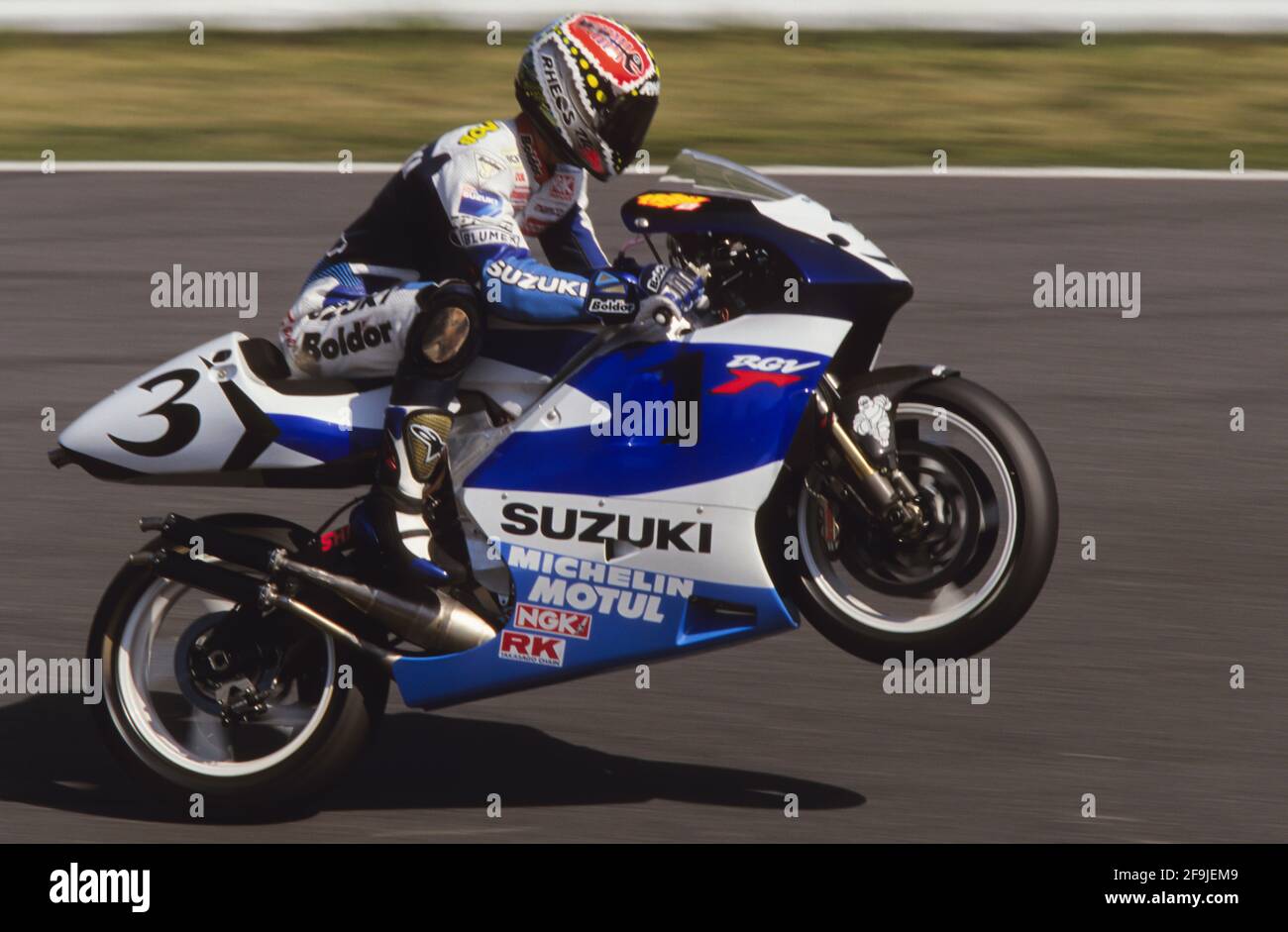 Nobuatsu Aoki (JPN), Suzuki 500, japanischer GP 1998, Suzuka Stockfoto