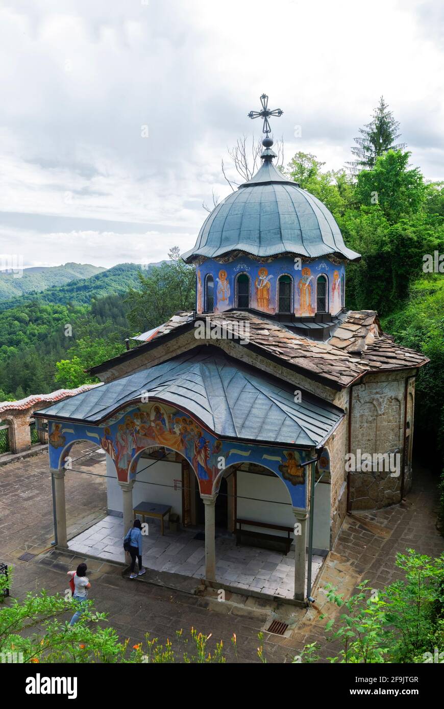Die Kirche des Klosters Sokol, Bulgarien, Stockfoto