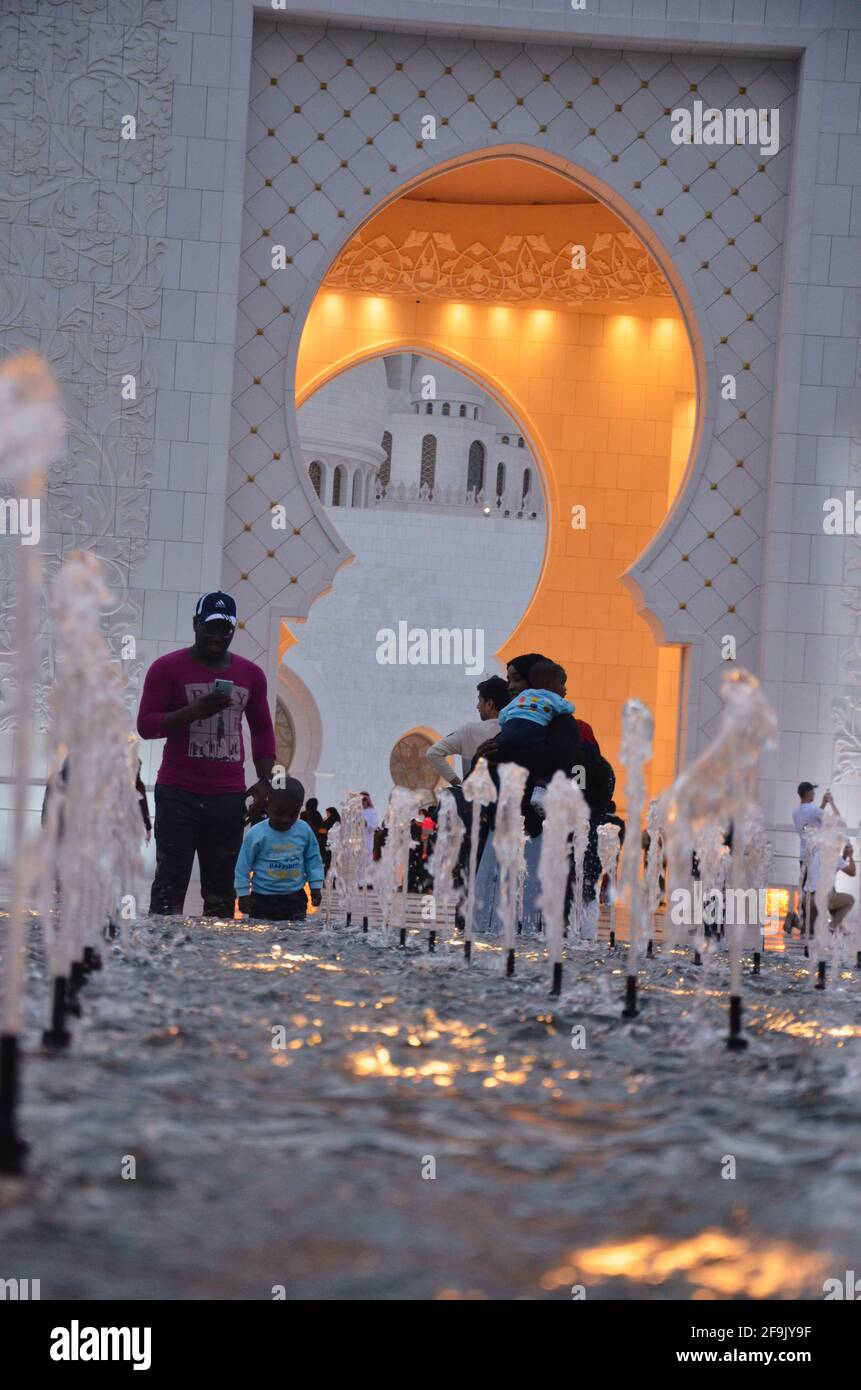 Moschee Sheikh Zayed Stockfoto