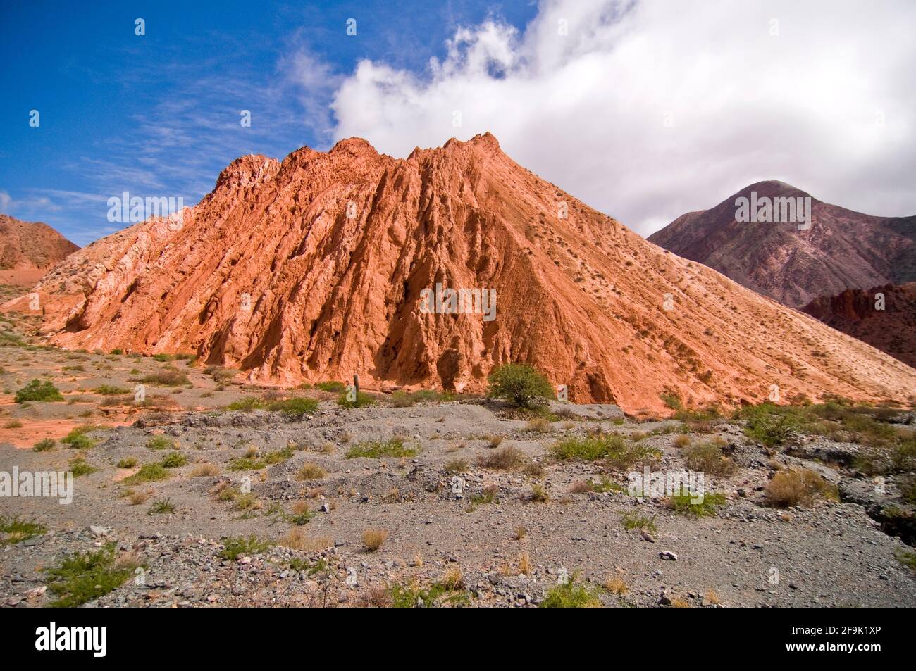 Purmamarca. Berg Der Sieben Farben. Jujuy, Argentinien. Stockfoto