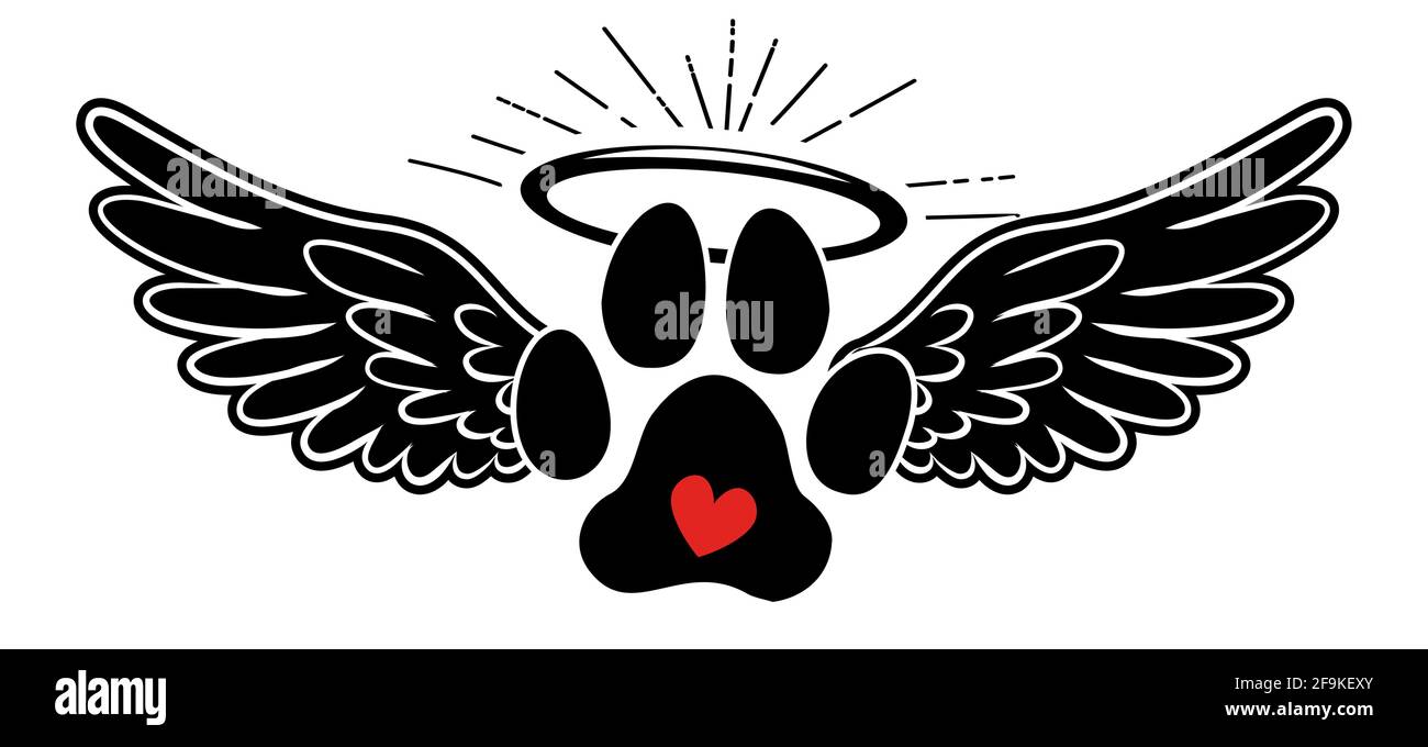 Mein Engel hat Pfoten - handgezeichnete positive Gedächtnisphrase. Moderne Pinsel Kalligraphie. Ruhe in Ruhe, rippen yor Hund oder Katze. Lieben Sie Ihren Hund. Inspirierender Typo Stock Vektor