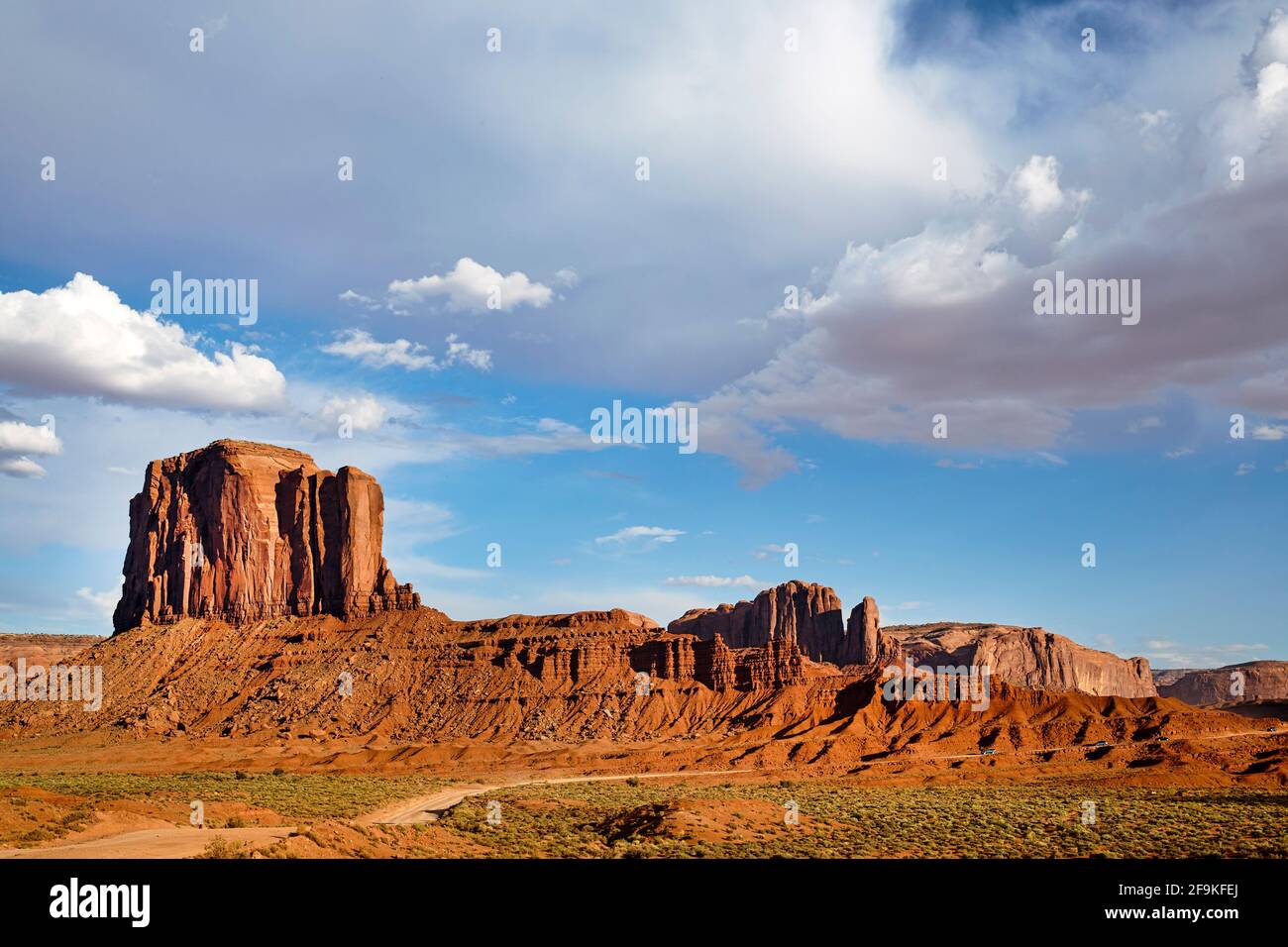 Monument Valley. Navajo Nation. Elefantenbutte Stockfoto