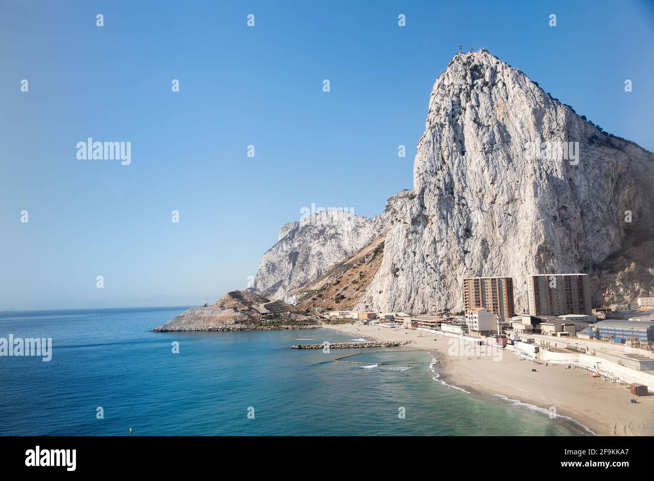 Felsen von Gibraltar Stockfoto