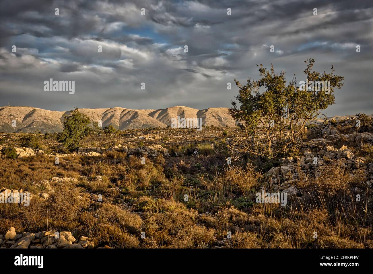 Libanon, Landschaft, Sonnenuntergang, Reisen Stockfoto