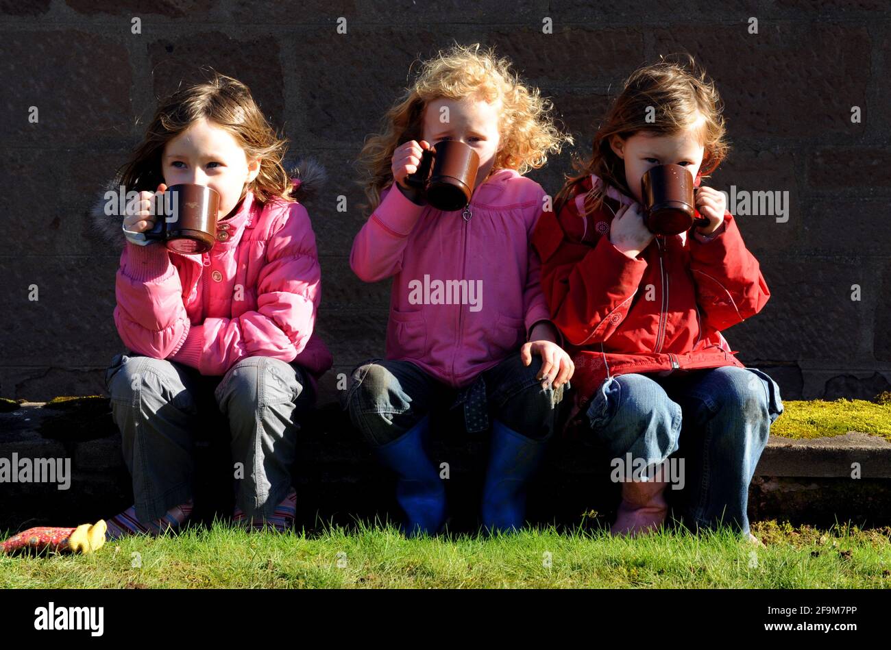 Zeit für eine Tasse Kaffee Stockfoto