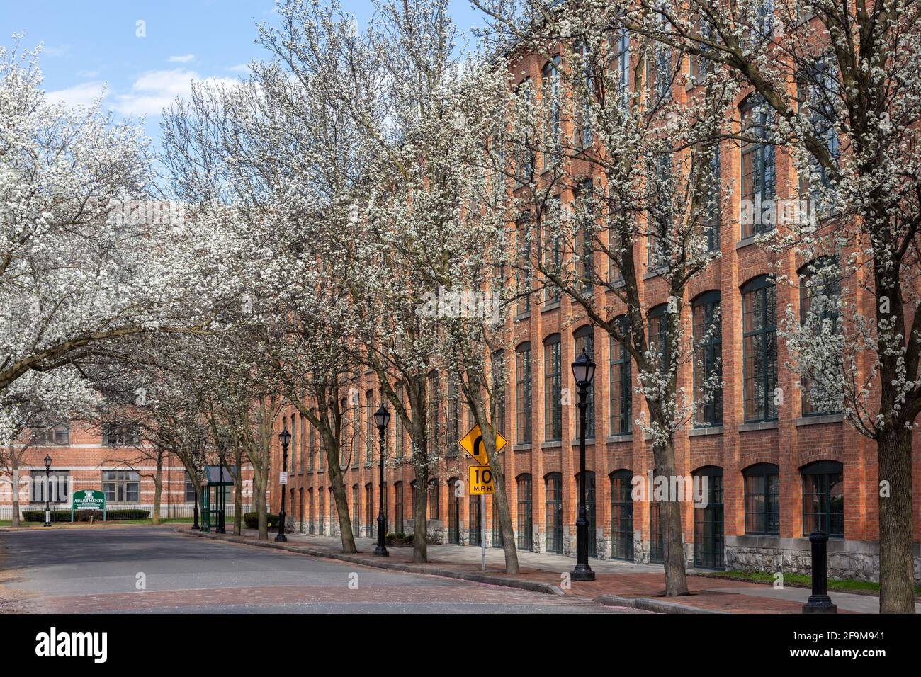 Franklin Square ist ein ehemaliges Industrieviertel, das zu Wohn- und Geschäftsvierteln in Syracuse New York wurde. Stockfoto Franklin Square ist ein ehemaliges Industrieviertel, das zu Wohn- und Geschäftsvierteln in Syracuse New York wurde. Stockfoto
