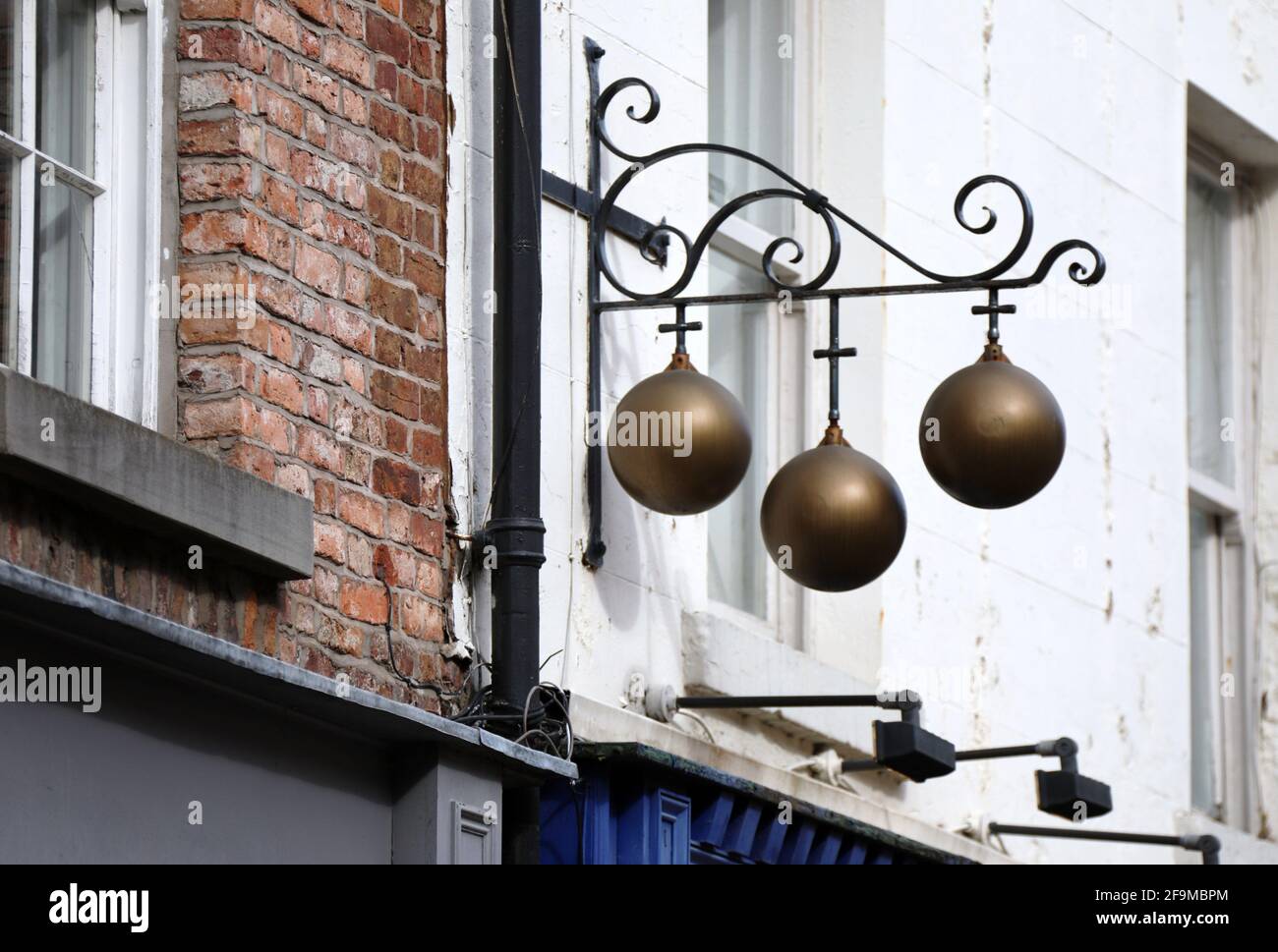 Pfandhäuser in Macclesfield Stockfoto