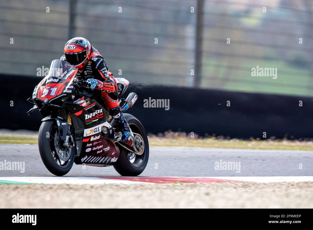 ELF CIV Campionato Italiano Velocità prima tappa nel circuito italiano Del Mugello a Scaperia e San Piero 17. April 2021 Stockfoto