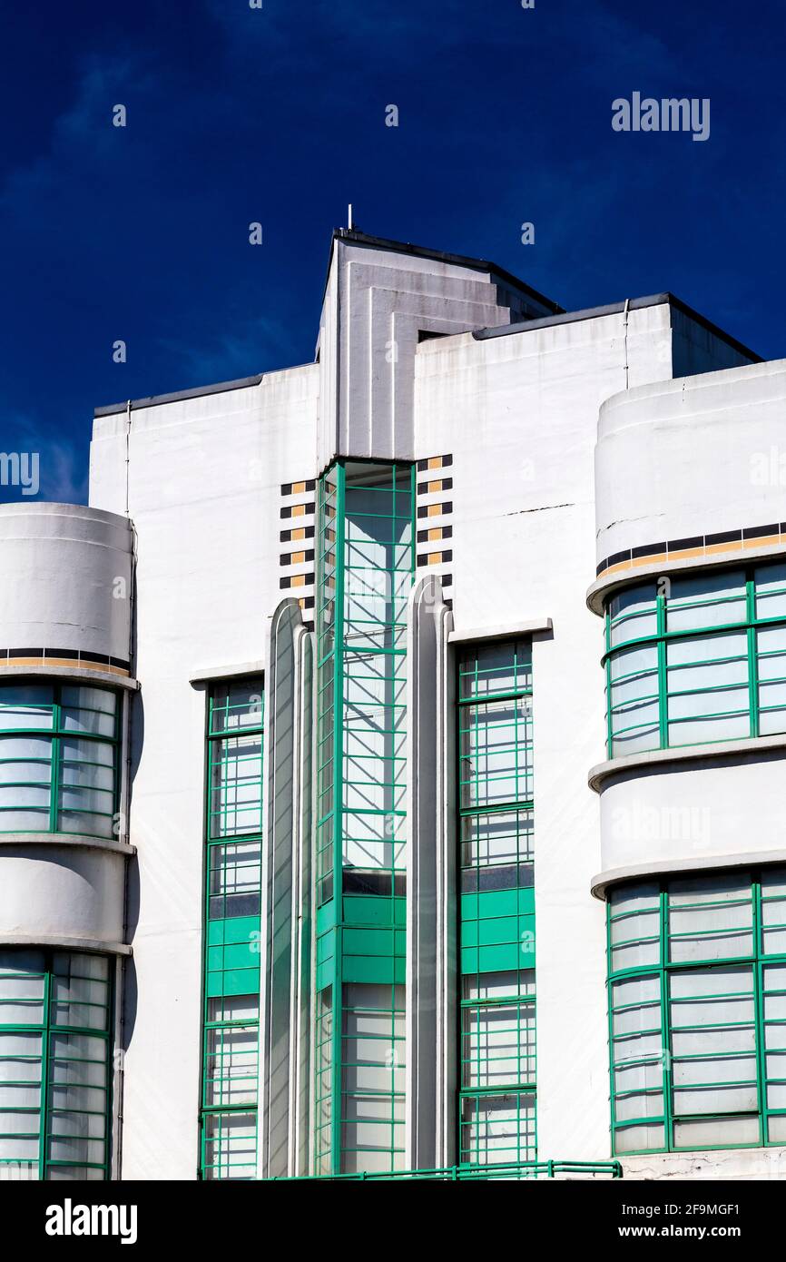 Art Deco Hoover Building, ehemaliger Hauptsitz der Hoover Company in Perivale, London, Großbritannien Stockfoto