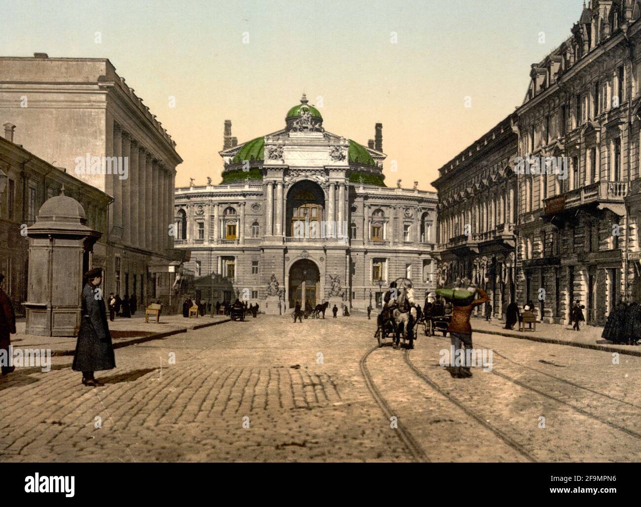 Rue Richelieu, Odessa, Russland, d. h. Ukraine, Ca. 1900 Stockfoto