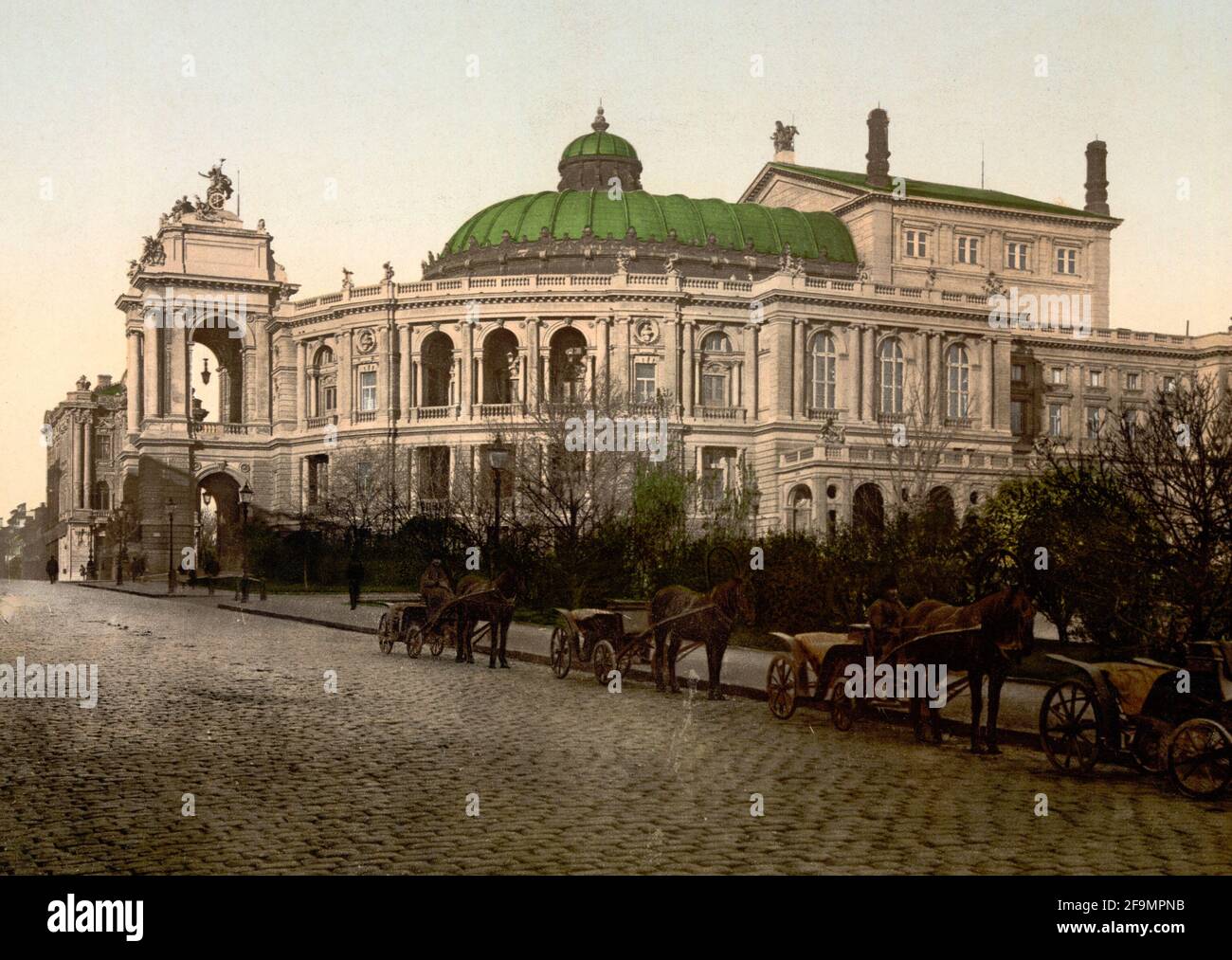 Das Theater, Odessa, Russland, d. h. die Ukraine, Ca. 1900 Stockfoto