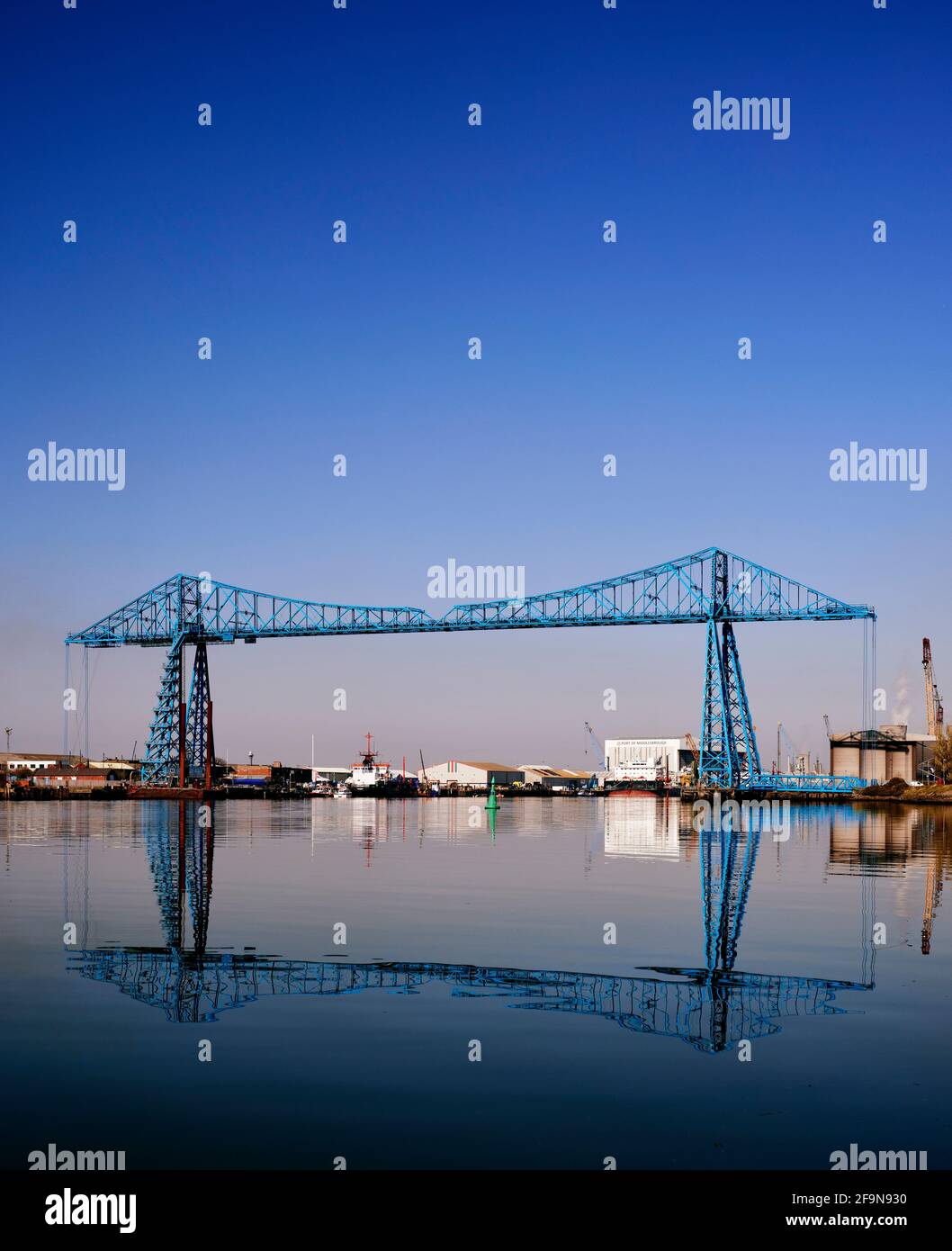 Schwebefähre Middlesbrough Stockfoto