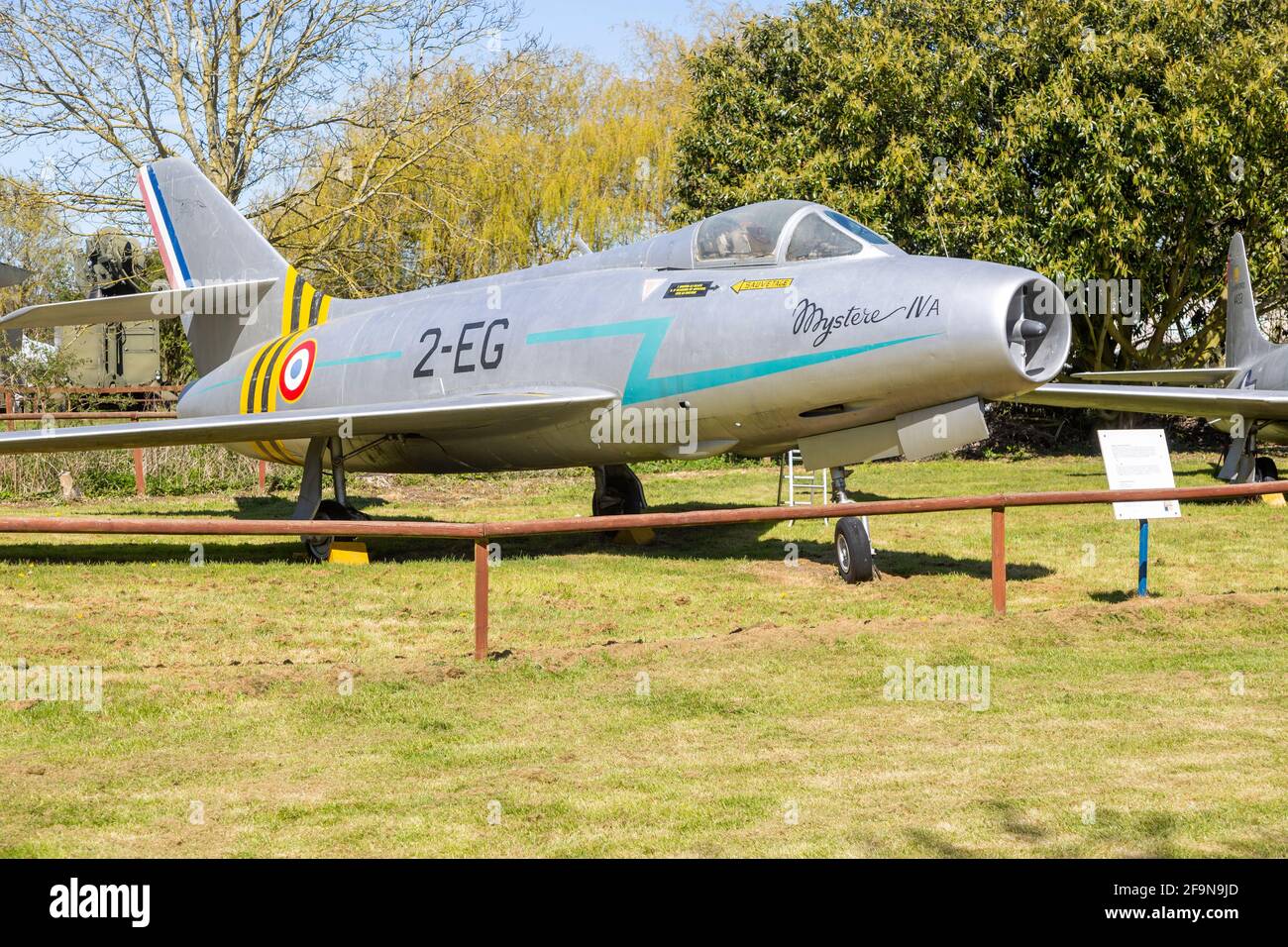 Dassault MD-4562 Mystere IVA Französisches Militärflugzeug, Norfolk und Suffolk Luftfahrtmuseum, Flixton, England, UK 1954 Stockfoto