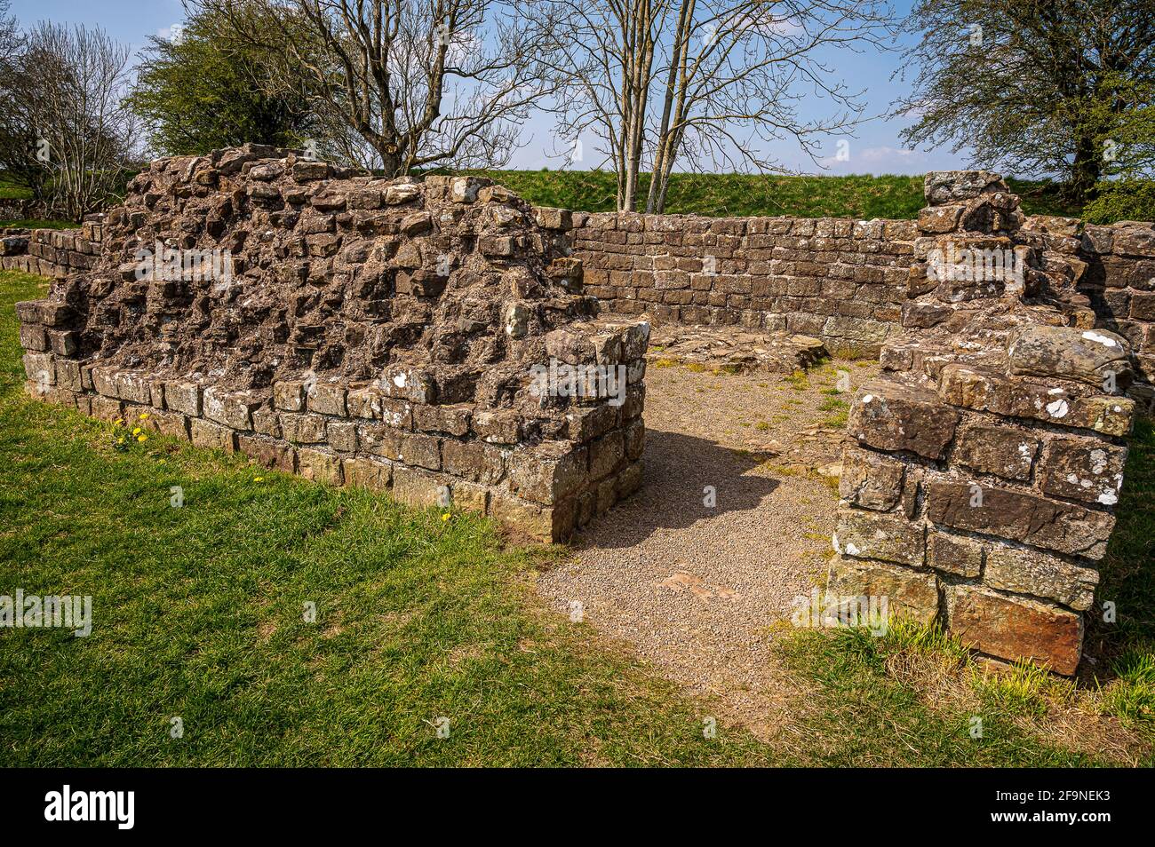 Banks East Turret oder Aussichtsturm, Hadrianswall Stockfoto