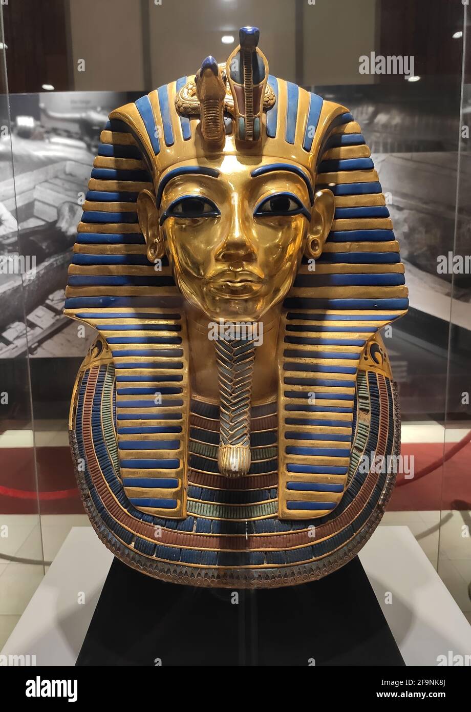 Museum für Tutanchamun in Kairo, Ägypten. Der alte ägyptische pharao, König tut Stockfoto