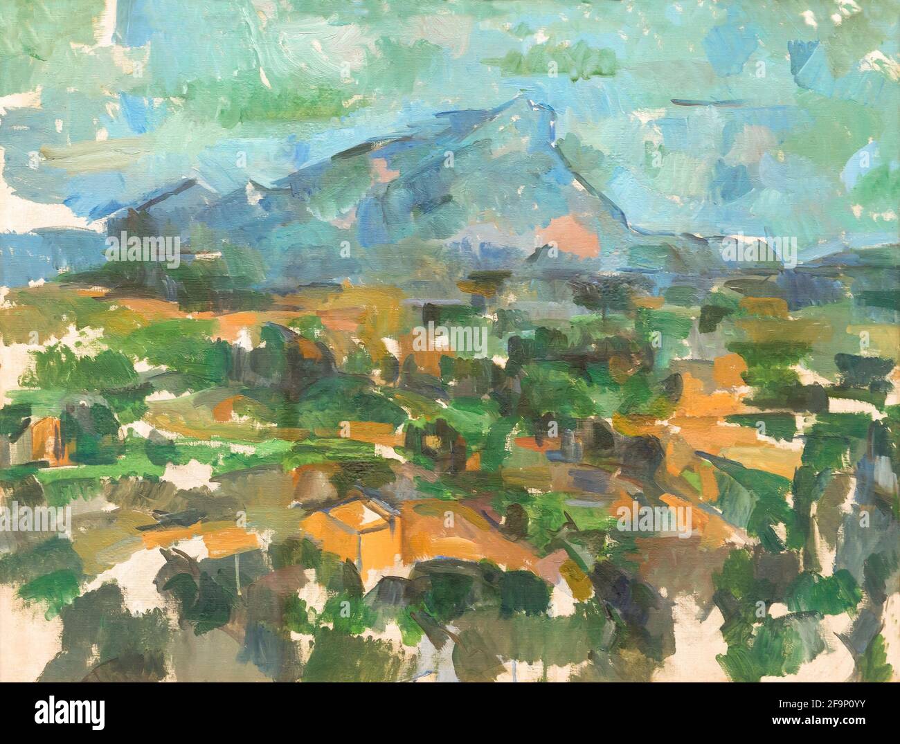 Montagne Sainte-Victoire , Paul Cezanne, 1904-1906, Stockfoto