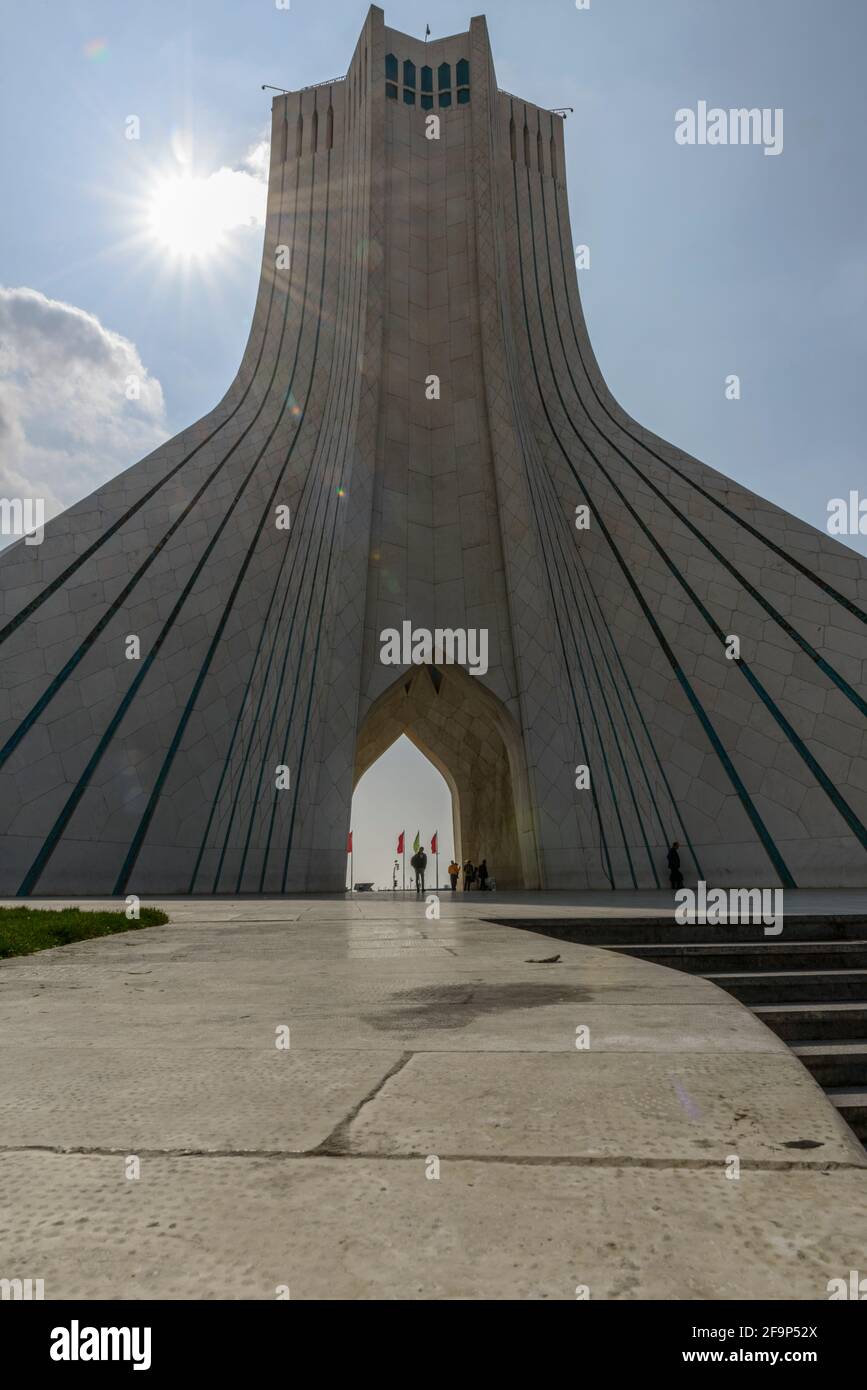 Der Azadi-Turm in Teheran, Iran. Stockfoto