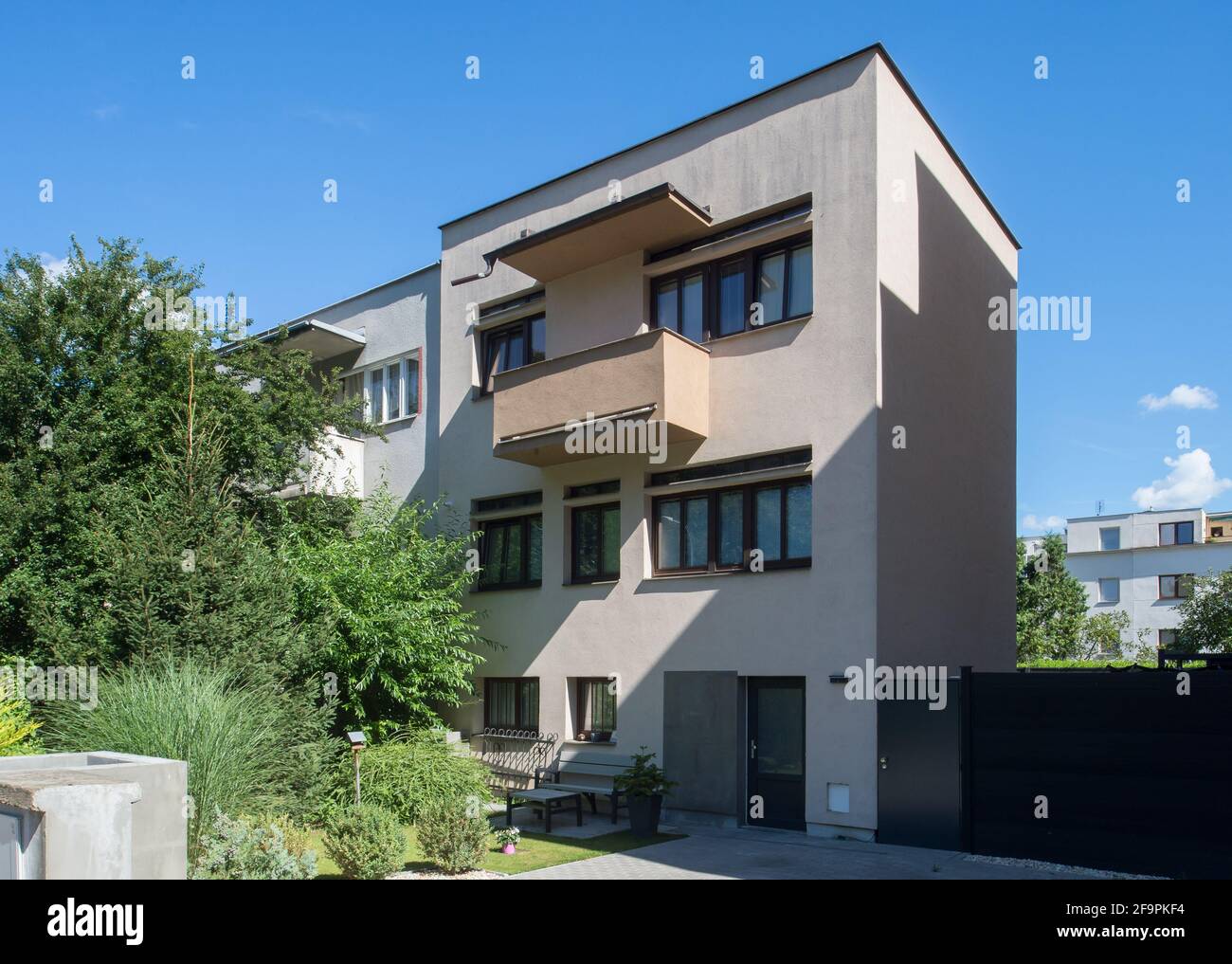 24.08.2020, , - Werkbundsiedlung Bruenn, Haus 3 von Bohuslav Fuchs (Straße Petrvaldska 6). 0CE200824D003CAROEX.JPG [MODELLVERSION: NICHT ZUTREFFEND, P Stockfoto
