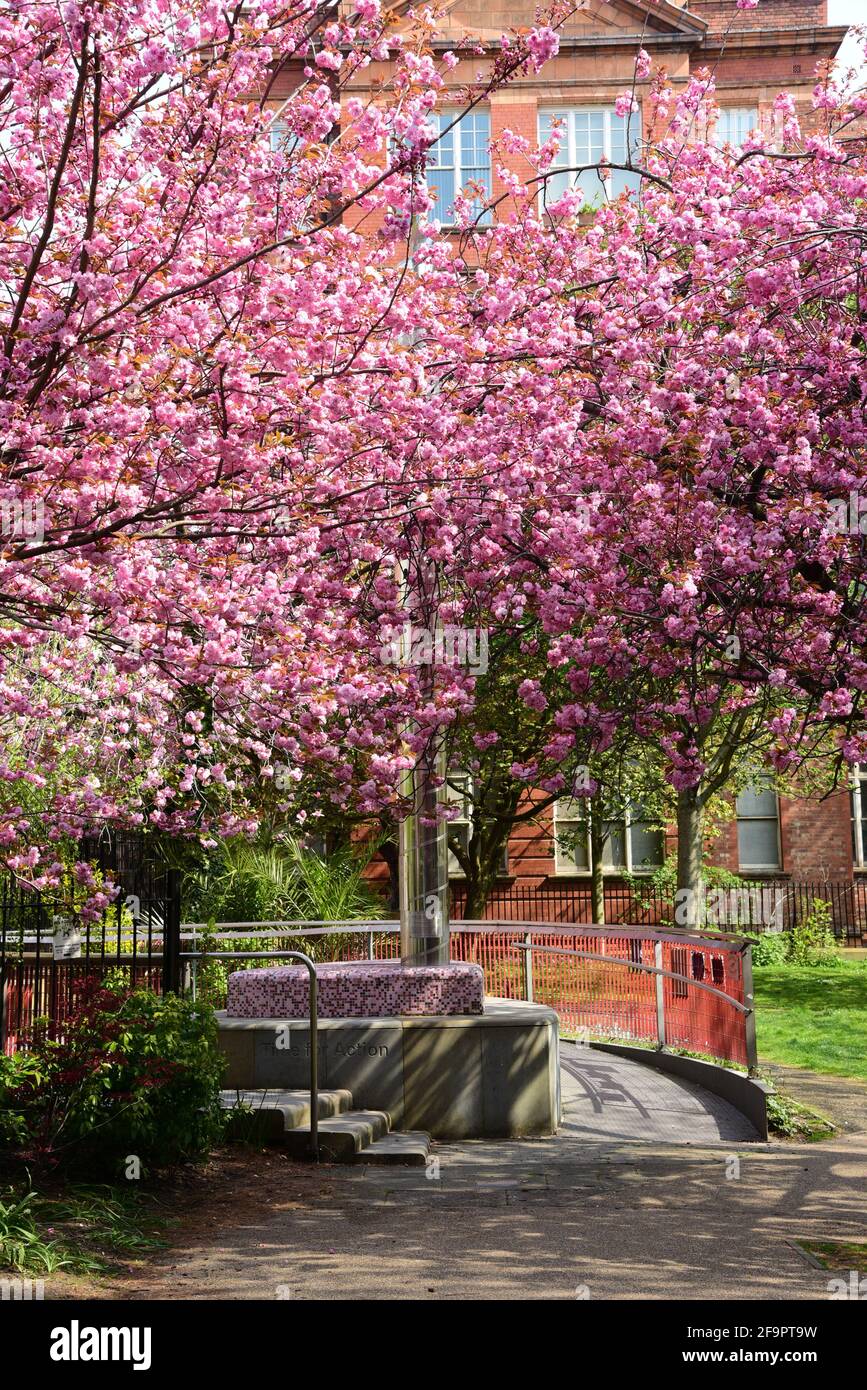 Leuchtturm der Hoffnung im Frühling, Manchester Stockfoto