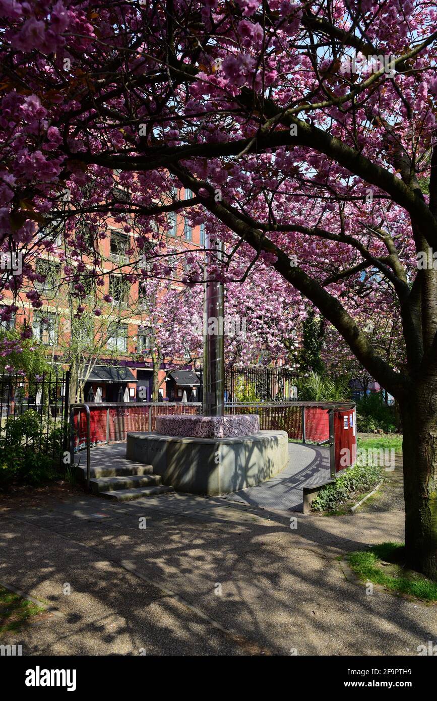 Leuchtturm der Hoffnung im Frühling, Manchester Stockfoto