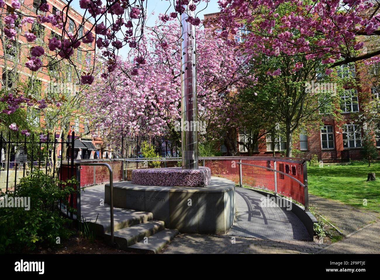 Leuchtturm der Hoffnung im Frühling, Manchester Stockfoto