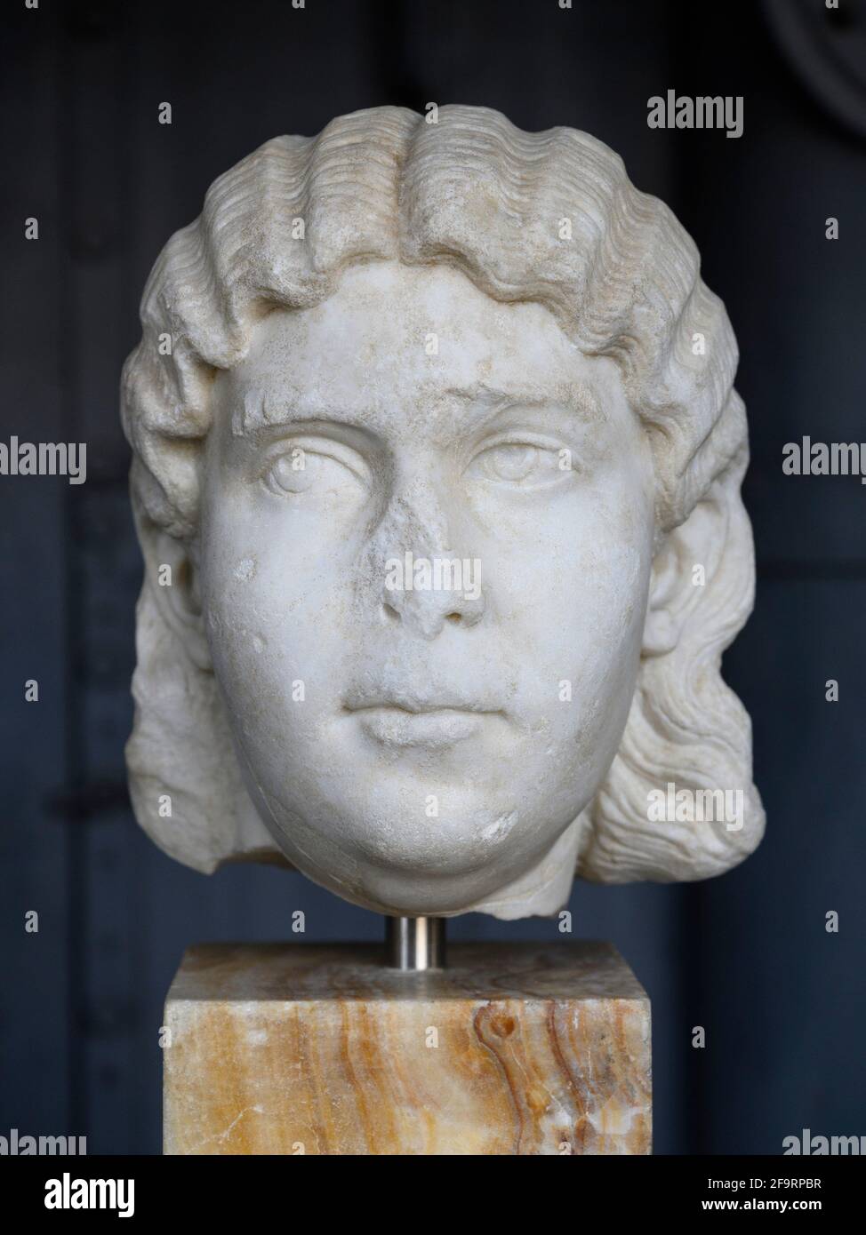 Rom. Italien. Porträt von Otacilia Severa. Die Figur kann als Ehefrau von Philipp I. (dem Araber) identifiziert werden (244-249). Von der Via dei Fori Imperial Stockfoto