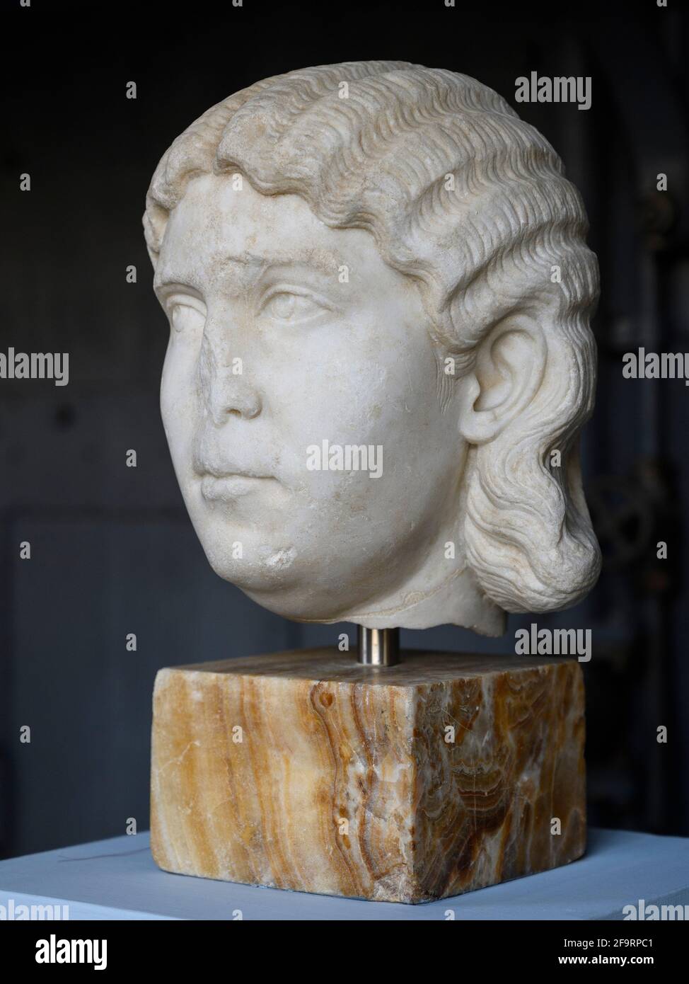 Rom. Italien. Porträt von Otacilia Severa. Die Figur kann als Ehefrau von Philipp I. (dem Araber) identifiziert werden (244-249). Von der Via dei Fori Imperial Stockfoto
