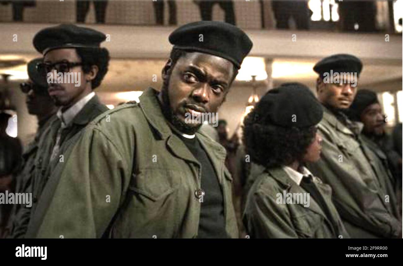 JUDAS UND DER SCHWARZE MESSIAS 2021 Warner Bros. Picturfilm mit Daniel Kaluuya als Fred Hampton, Vorsitzender des Black Panther Chapter in Chicago Stockfoto