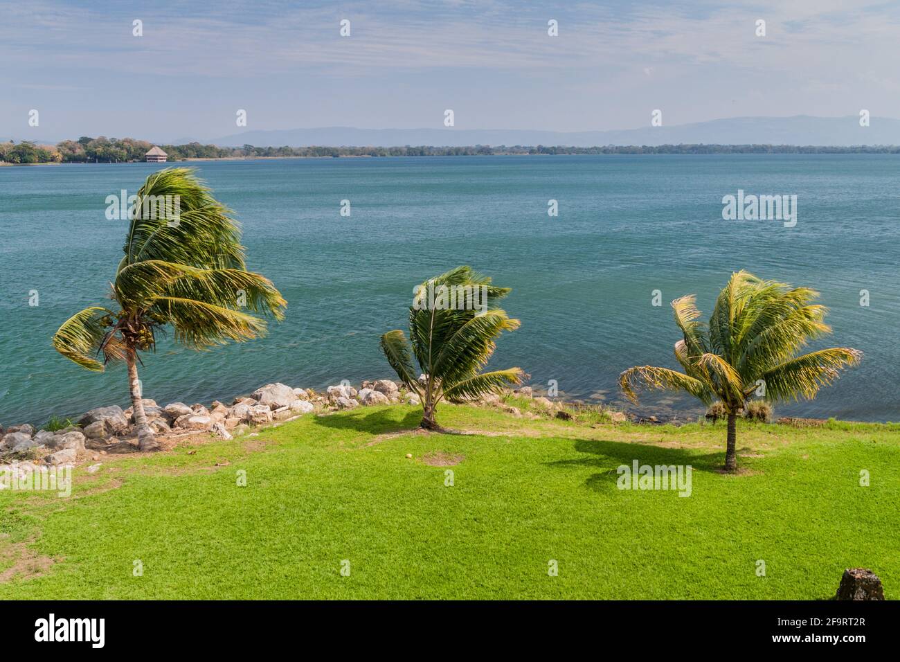 Der Izabal-See im Osten Guatemalas Stockfoto