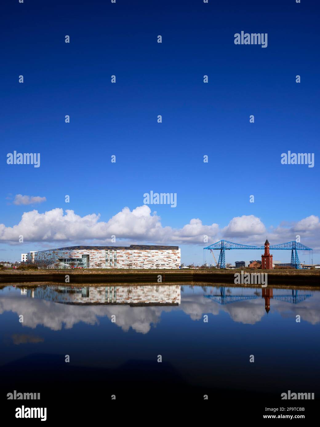 Middlesbrough College in Middlehaven Stockfoto