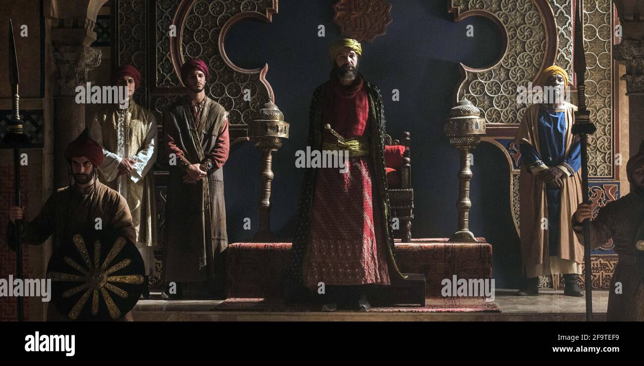 „El Cid“, mit Jaime Llorente als legendärem militaren spanischen Anführer Rodrigo Díaz de Vivar Stockfoto