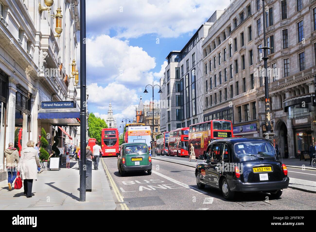 The Strand, City of Westminster, Central London, WC2, England, VEREINIGTES KÖNIGREICH Stockfoto
